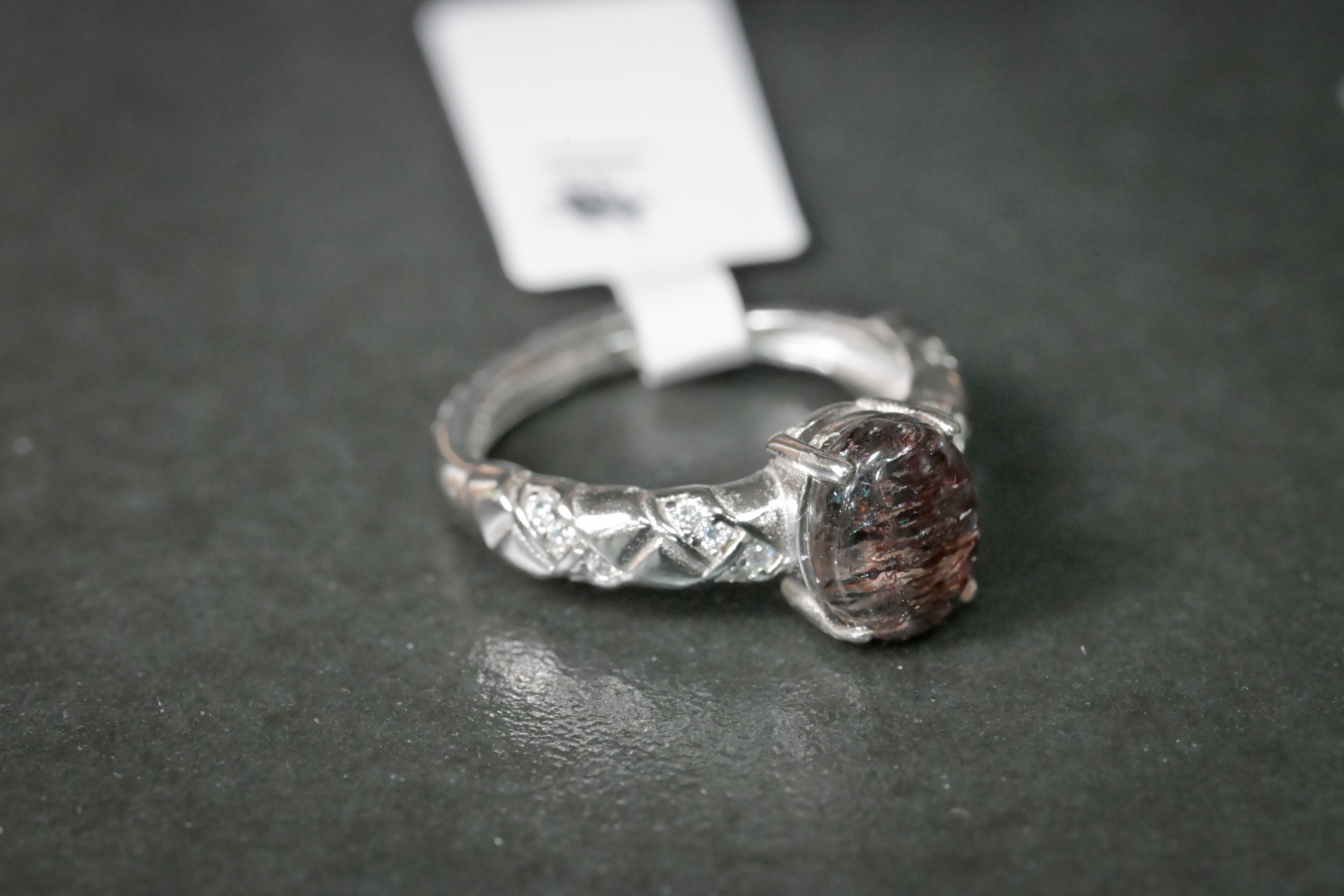 超七水晶純銀戒指 #011｜日信水晶 身心工房｜Super Seven Crystal Sterling Silver Ring #011