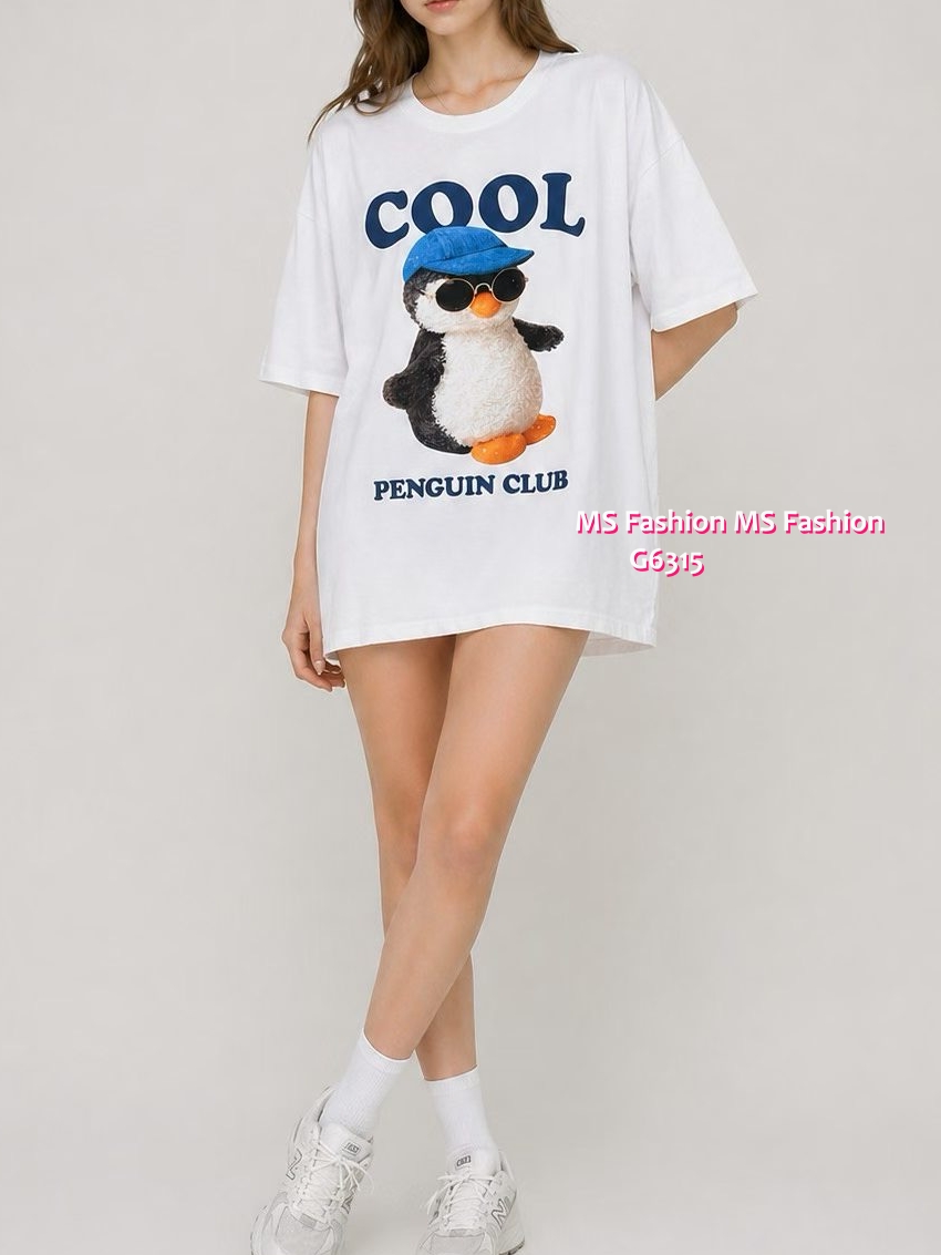 G6315 韓國🇰🇷勁可愛企鵝tee