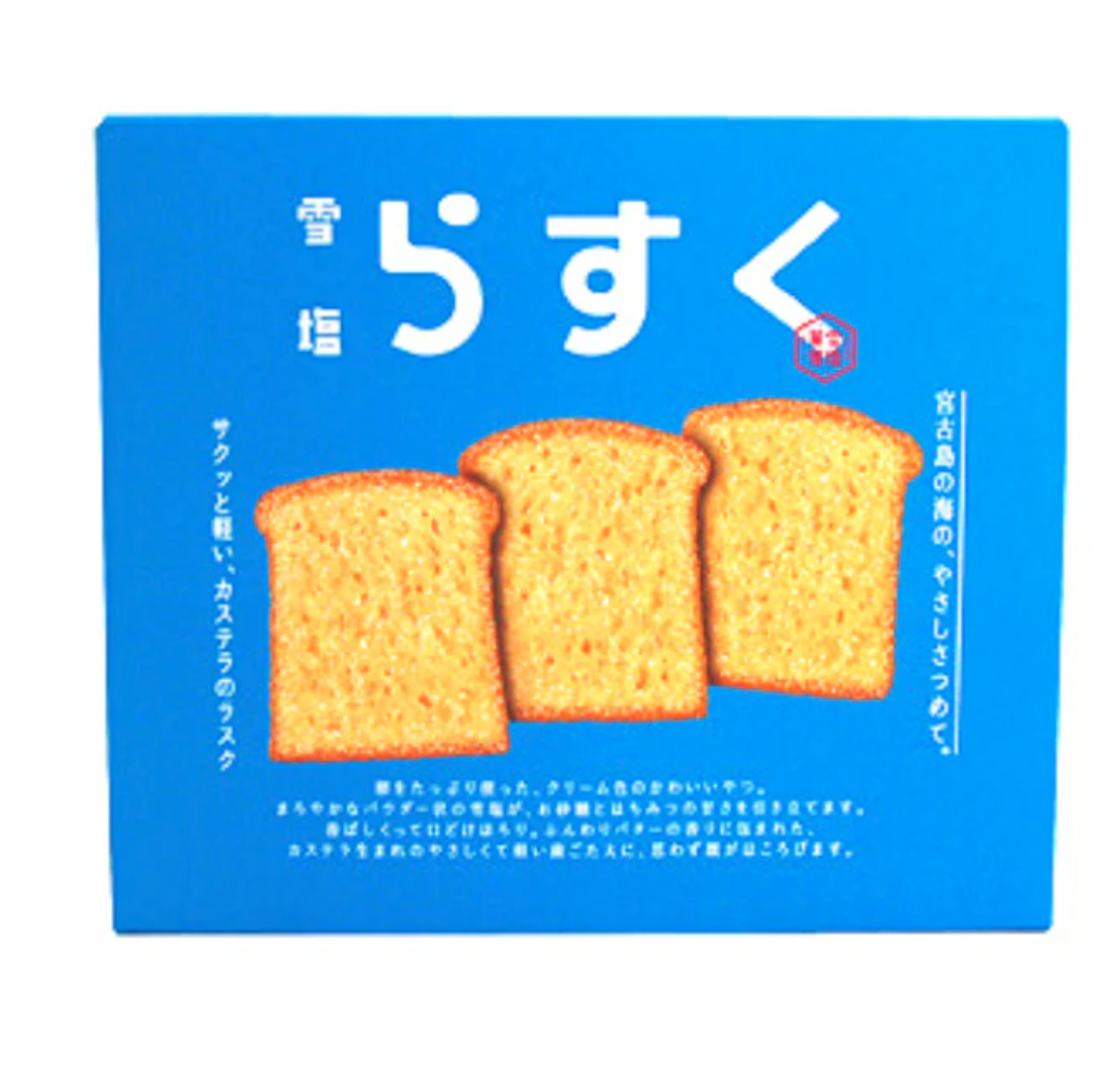 【預訂】日本5月份快閃限定 宮古島雪鹽 法式薄脆餅(12入)