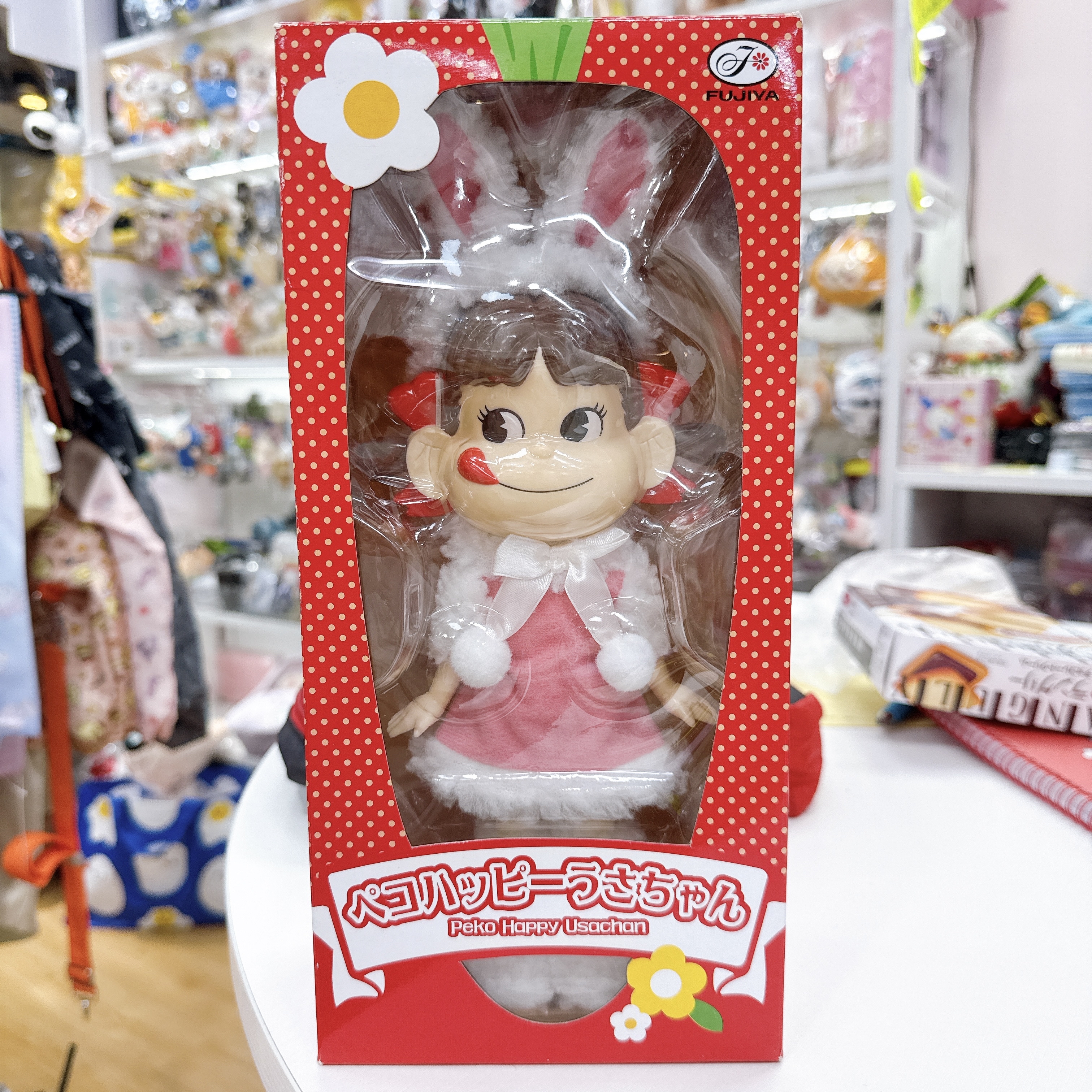 日本版牛奶妹兔子造型人形公仔 中古 包裝盒30 cm