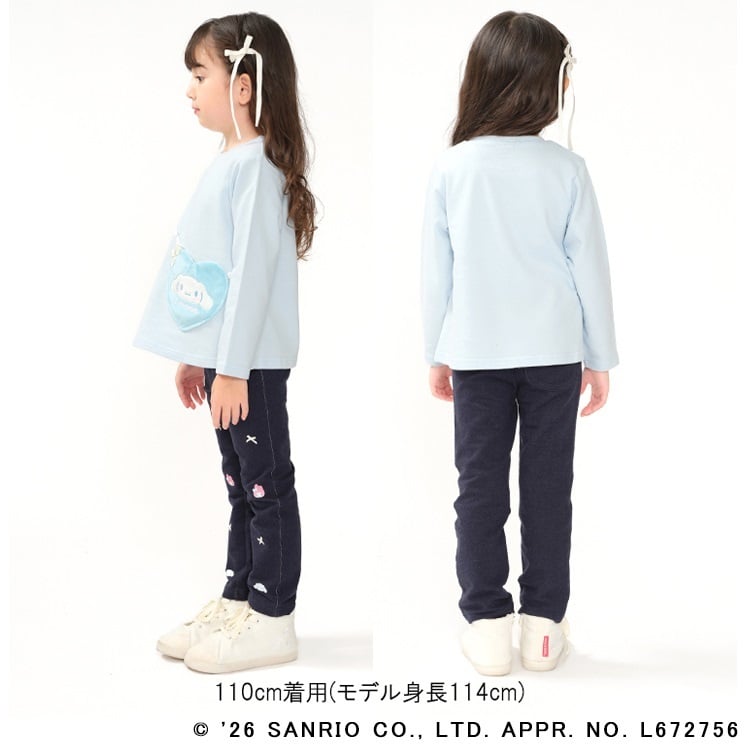 🆕【⭐訂購⭐】日本直送 🇯🇵🌀#SanrioCharacters 緞帶圖案 牛仔長褲🌀 [ELJA-0145][261116]