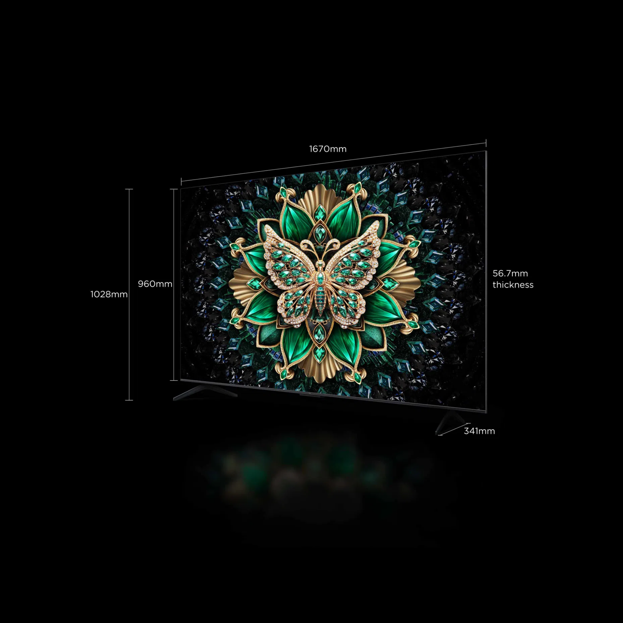 TCL 75" C6K Series QD-Mini LED 4K Google TV (75C6K)