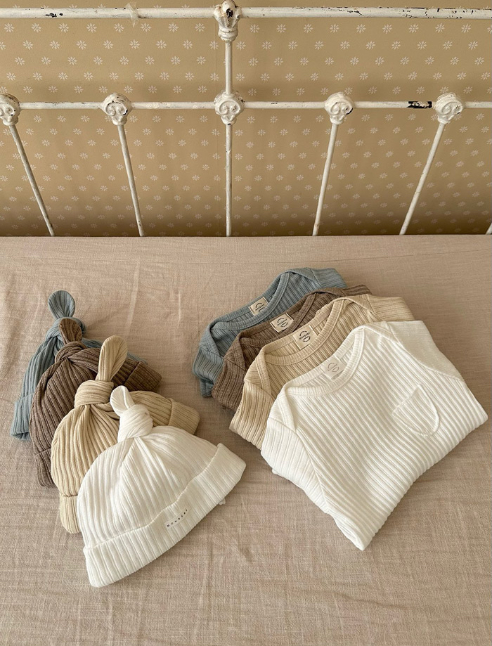 🇰🇷Monbebe Babysuit+hat