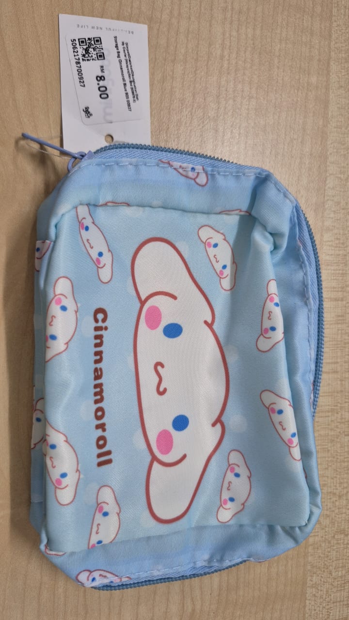 00927 Storage Bag Cinnamoroll Blue 903