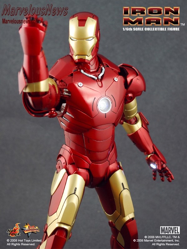 Hottoys Ironman Mark III可動figure 1/6 鋼鐵人 Mk 3 鐵甲奇俠 鋼鐵俠 