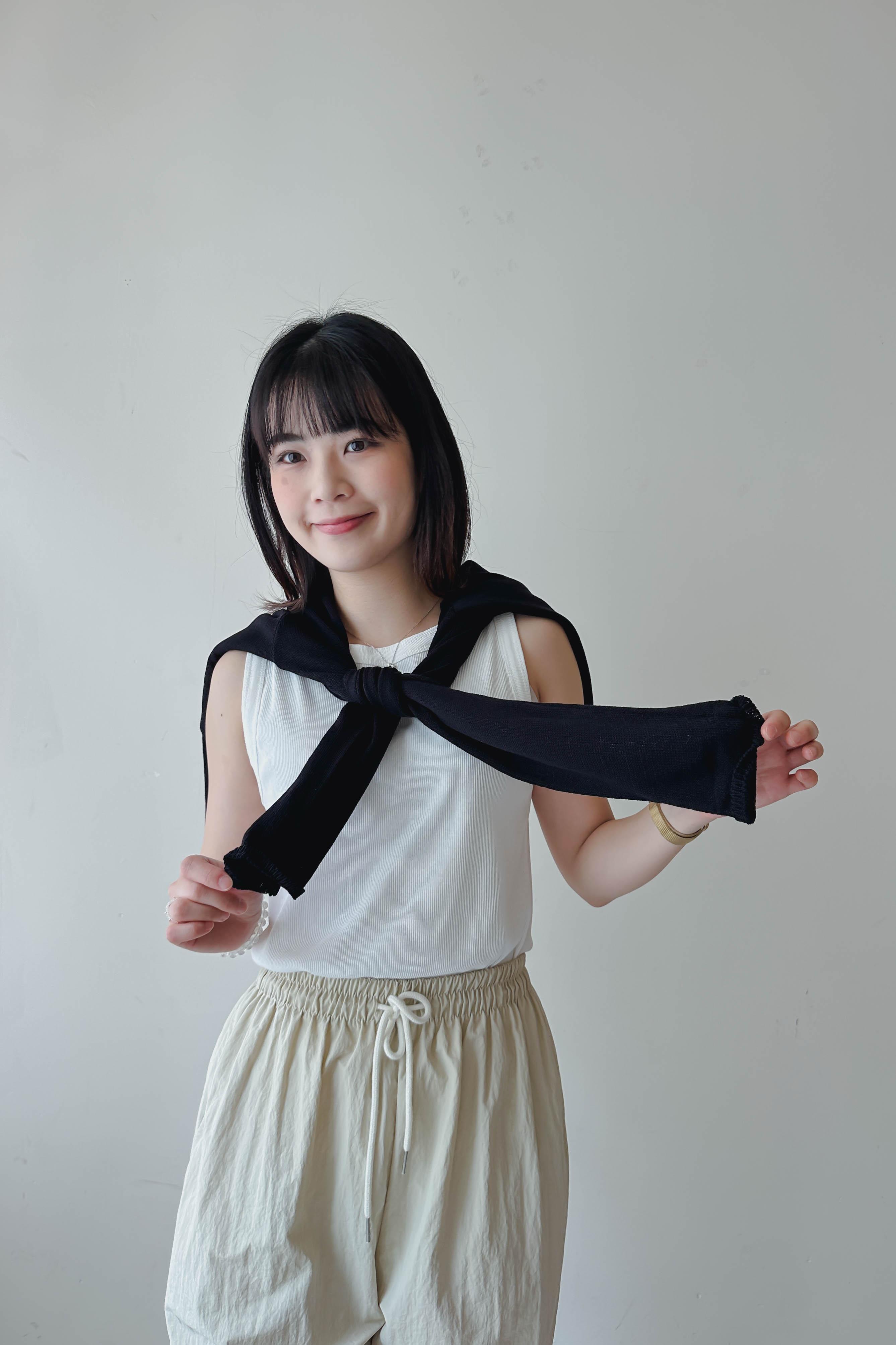 純色船領入肩背心 (四色入)