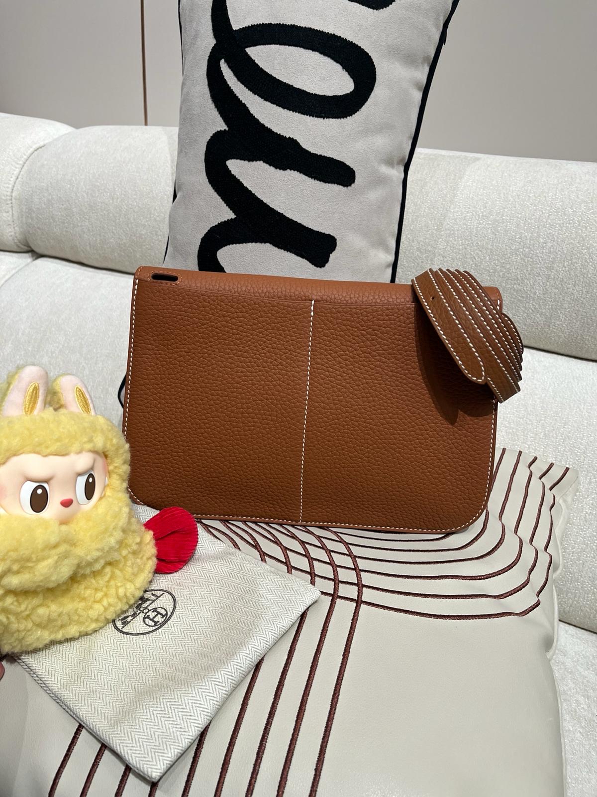 全新 Hermes Halzan 25, STAMP W金棕色金扣 粒粒牛皮,100%Authentic,100%new全新貨品 ✅收據✅dust bag✅box