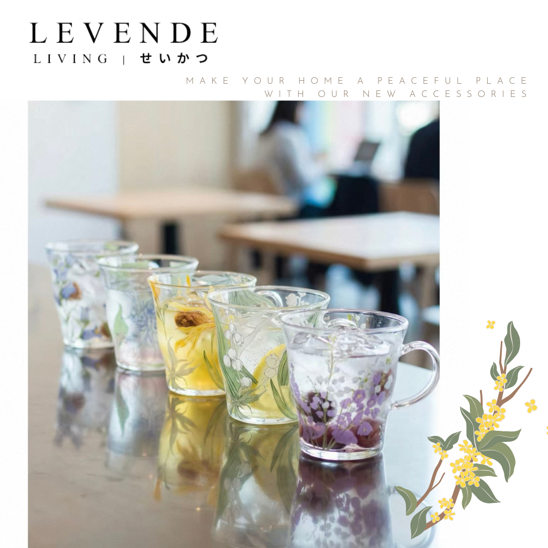 Levende 春日來信系列高硼硅耐熱玻璃杯