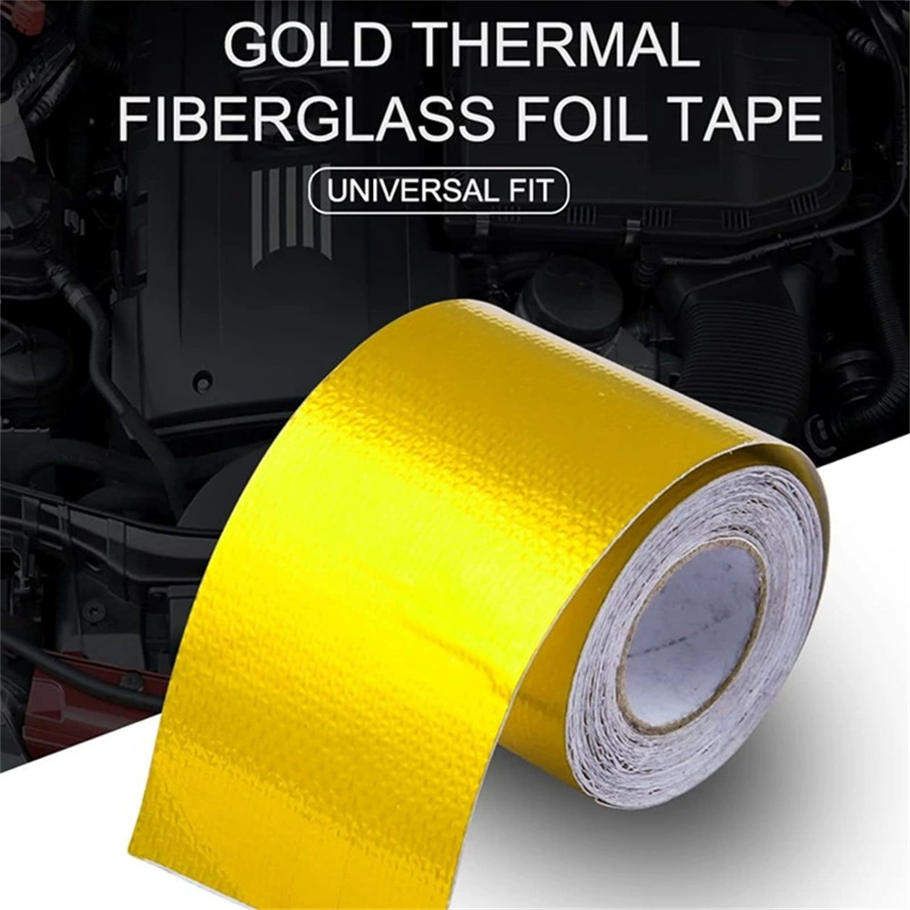 耐高溫鋁箔膠帶 金色5CM*10米 UB0298