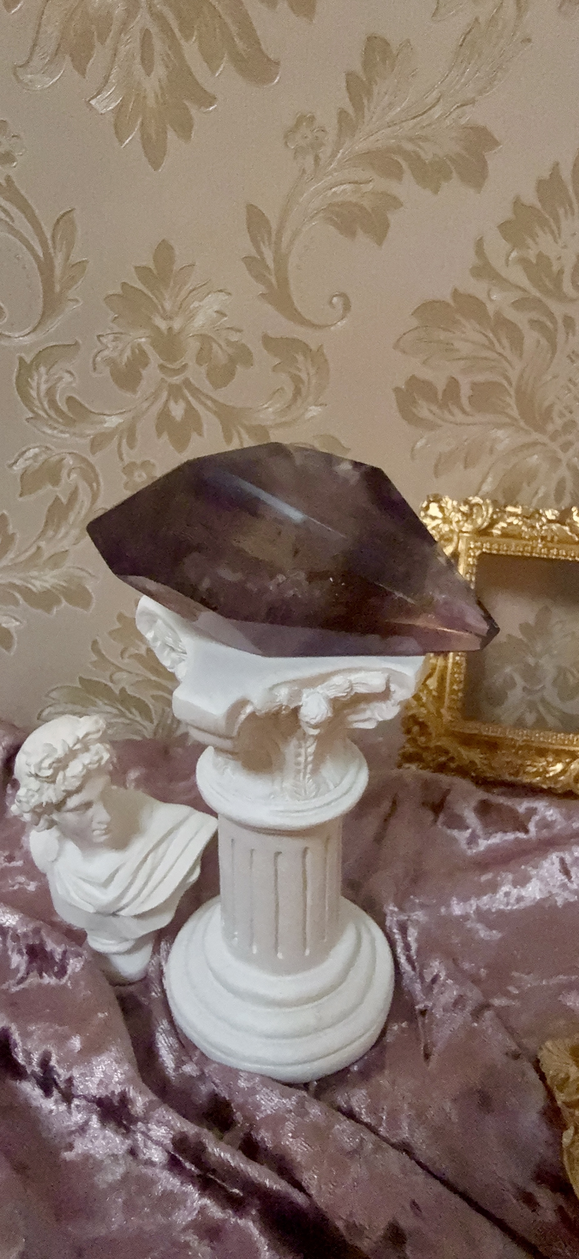 【時間的幾何】正宗巴西 Bahia 巴希亞紫水晶 ‧ 復古高定藝術擺件