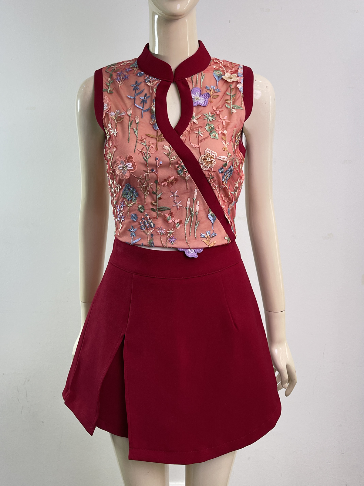 Modern Oriental Chic Qipao Set MC65