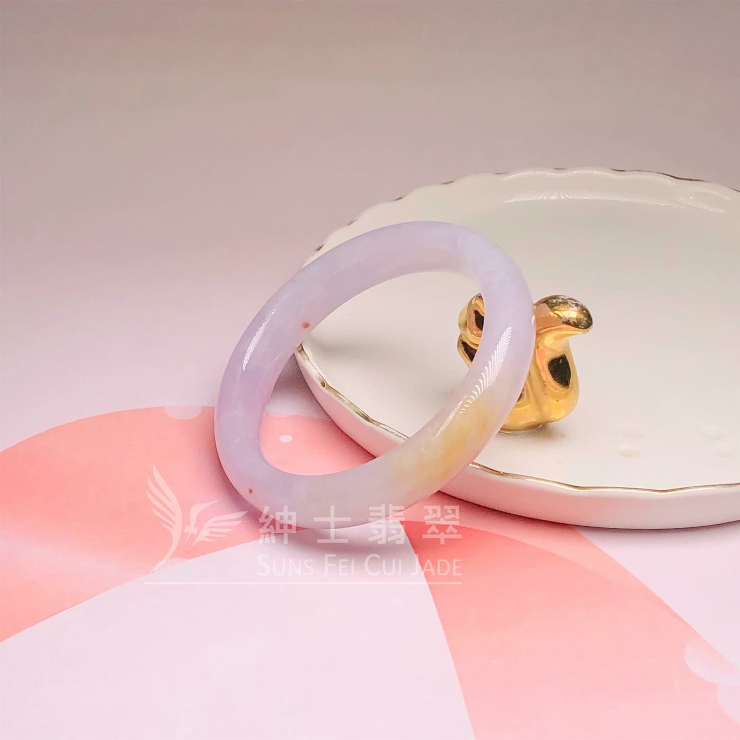 木那姐堆灑金福鐲53.1mm