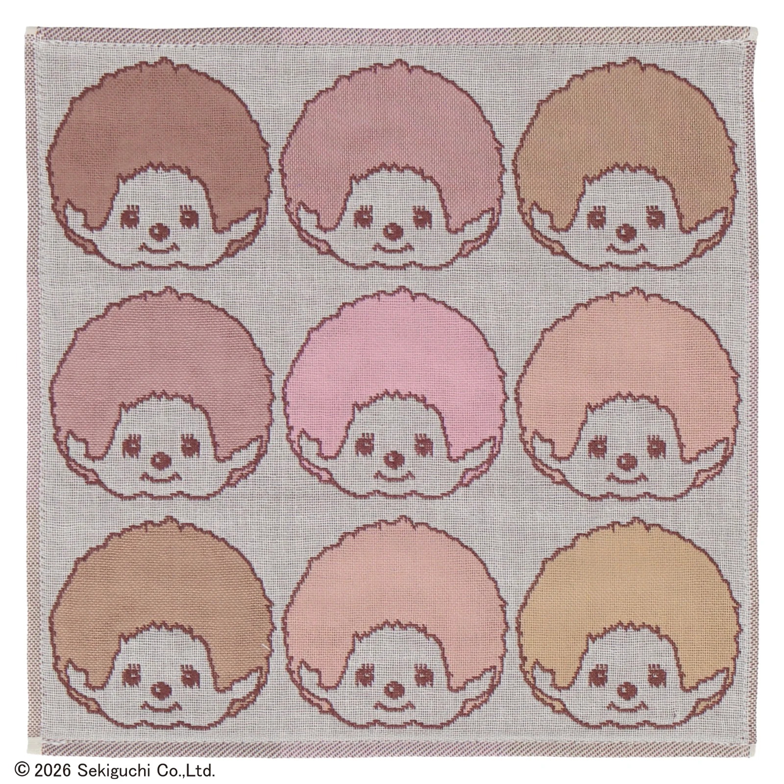 🎀【預訂】 Monchhichi 三層紗布手帕 L