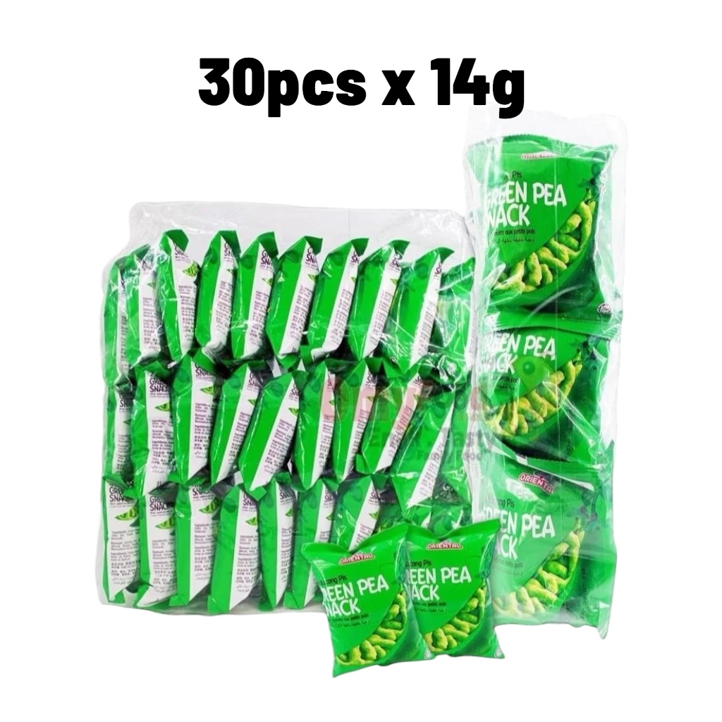 30pcs x 14g Oriental Green Pea snack (Keropok Bundle)