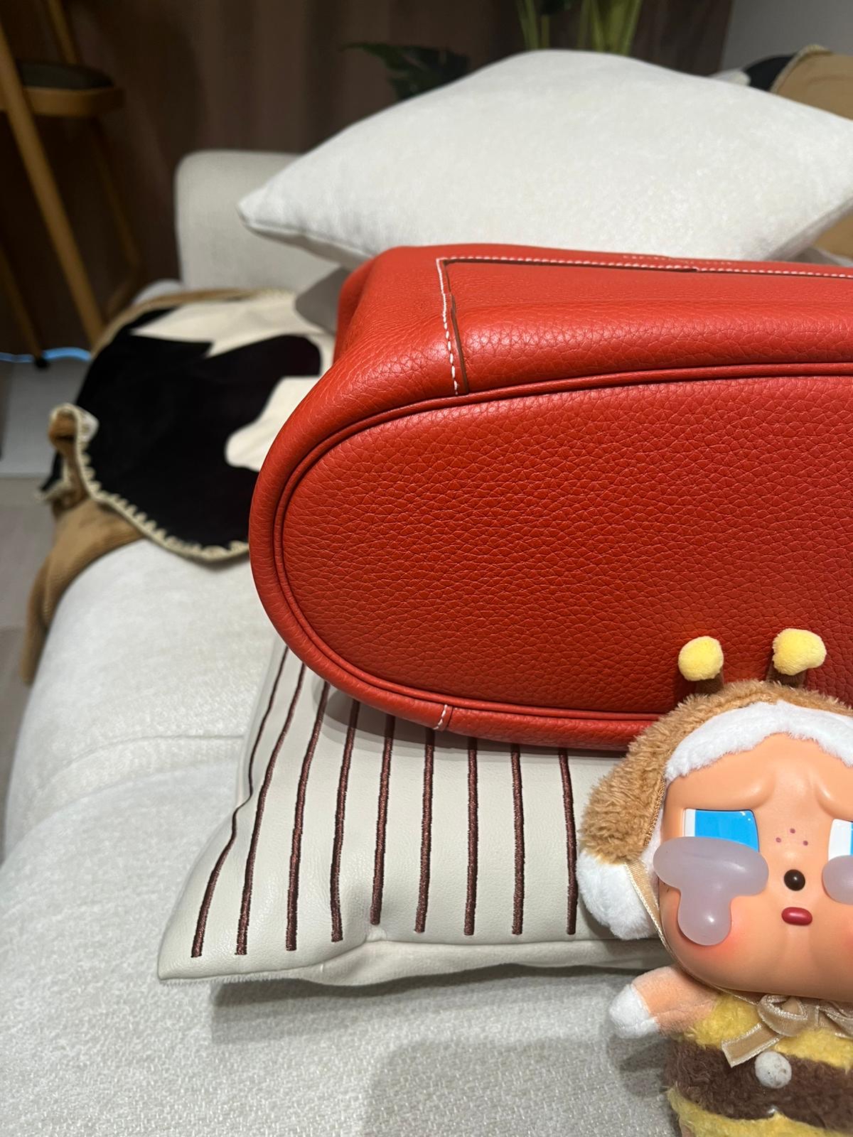 Hermes Good news bag Clemence 100%Authentic,98%new✅dust bag 