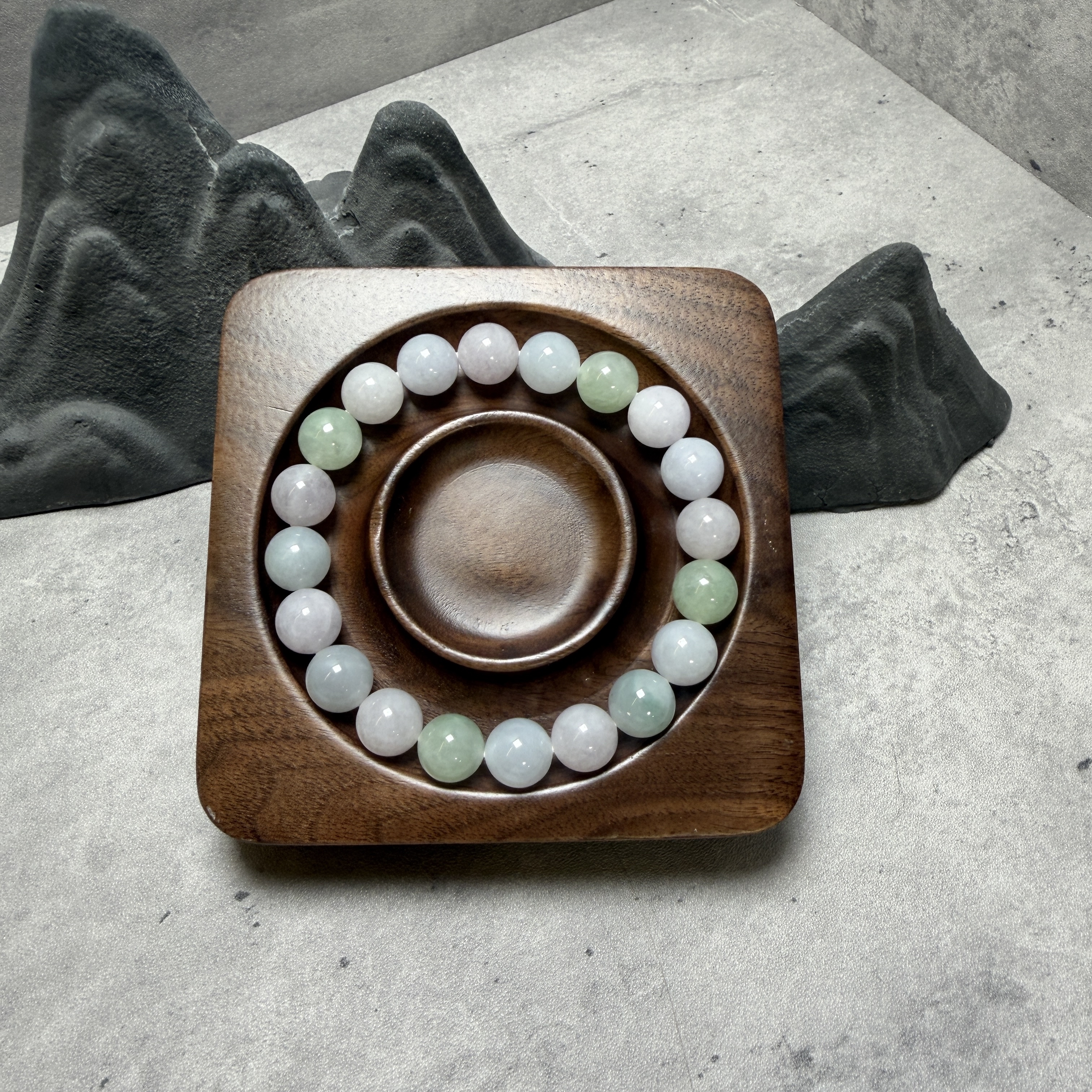 瑪卡龍翡翠手串10.8mm