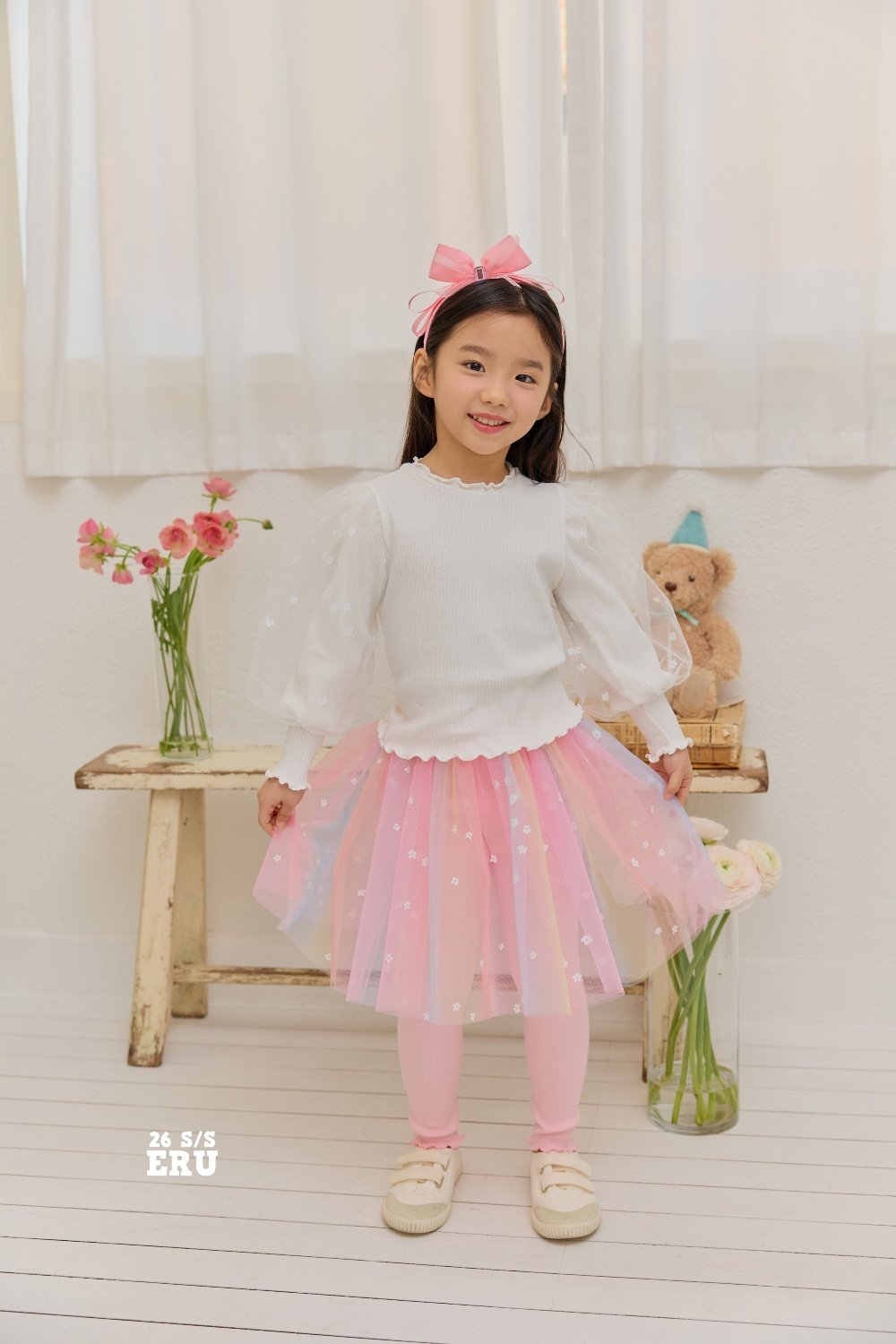 泡泡袖 Top / Skirt Legging