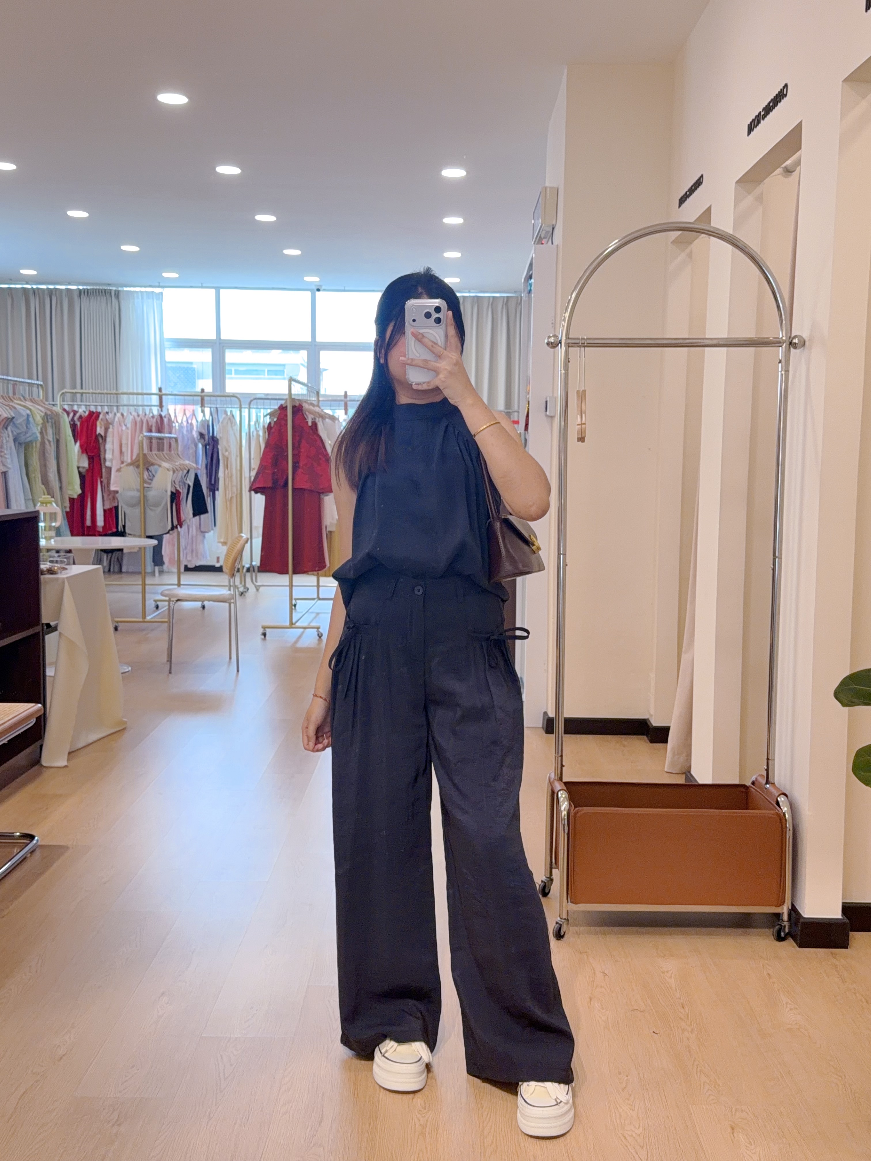 W8259无袖套装裤