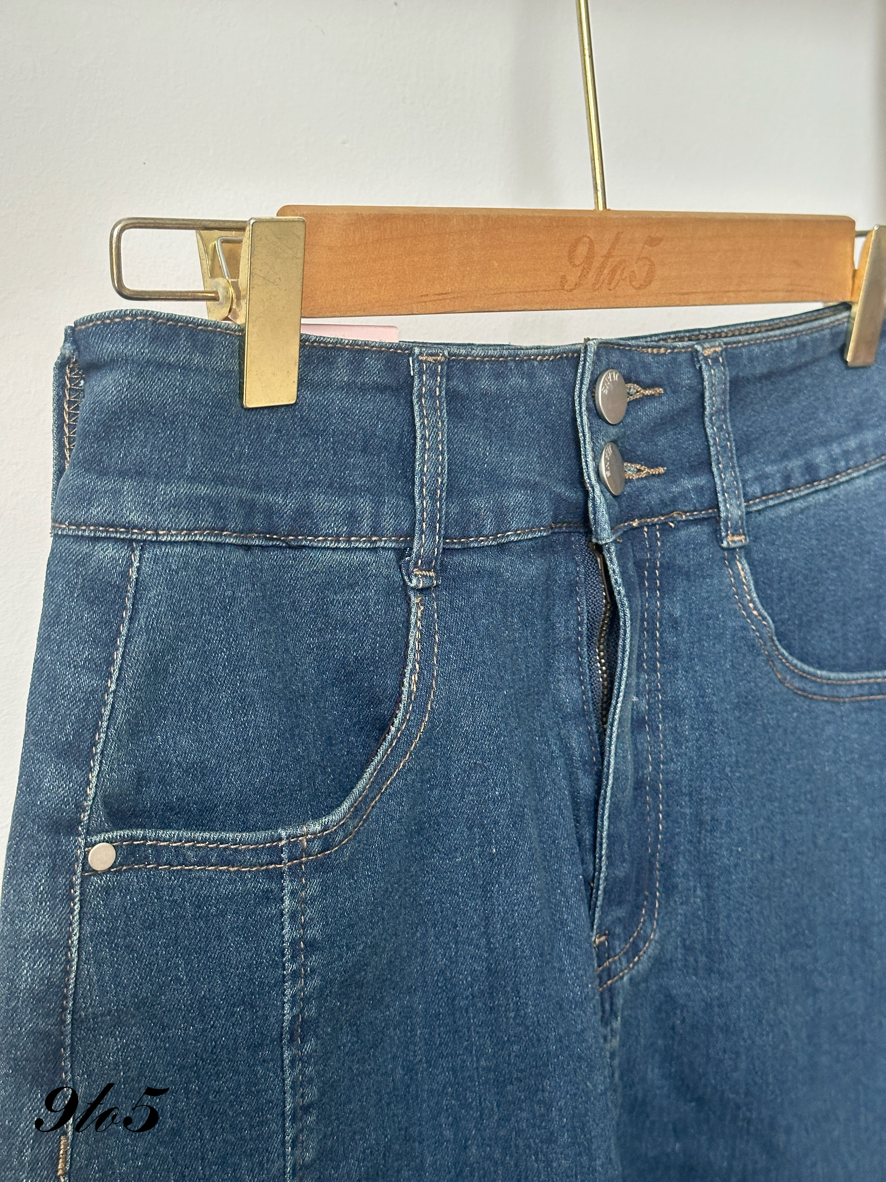S1899 Denim Short Skirt - 3 Colors 
