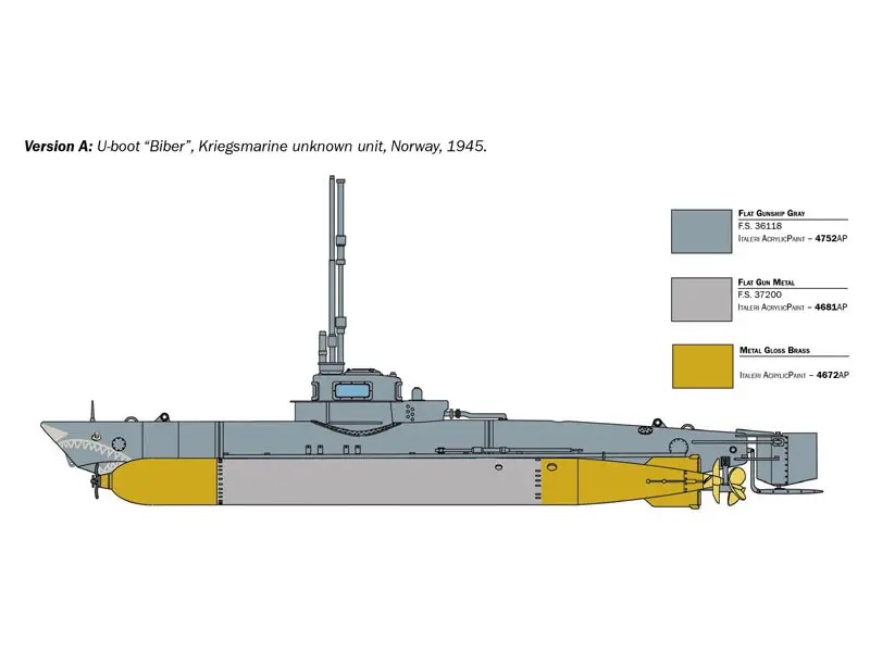 1/35 Biber Midget Submarine