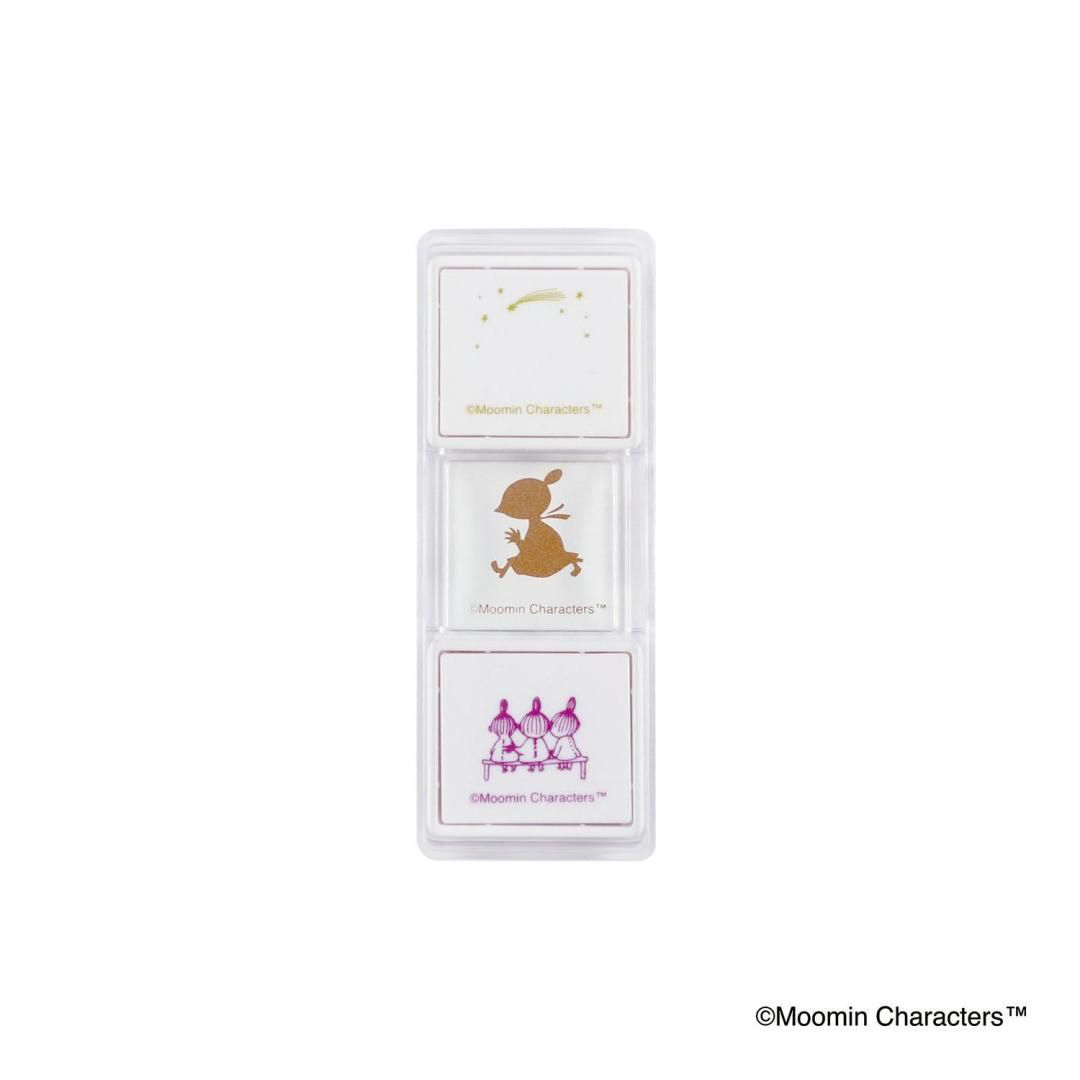 現貨｜Little My 阿美兄弟姊妹 Moomin 姆明 Kutsuwa 日版 Hancoco slide 可堆疊 雙色雙圖案 印章 (TL002E)