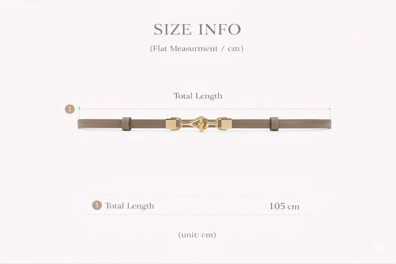 MT01_05 自由調節真皮belt (4色)