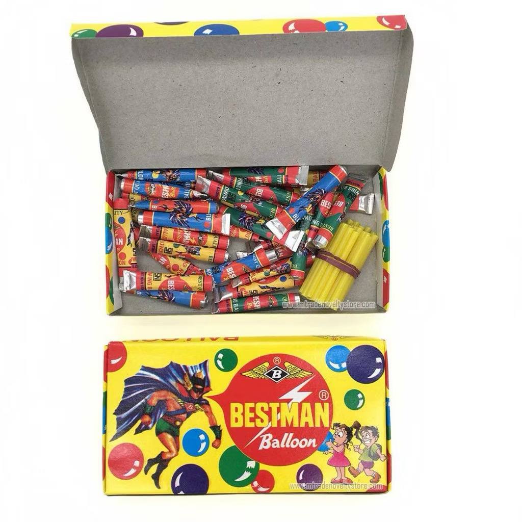 32pcs Ladybird /Bestmen Brand Blowing Balloons - Children Traditional Games (Mainan Belon Tiup)