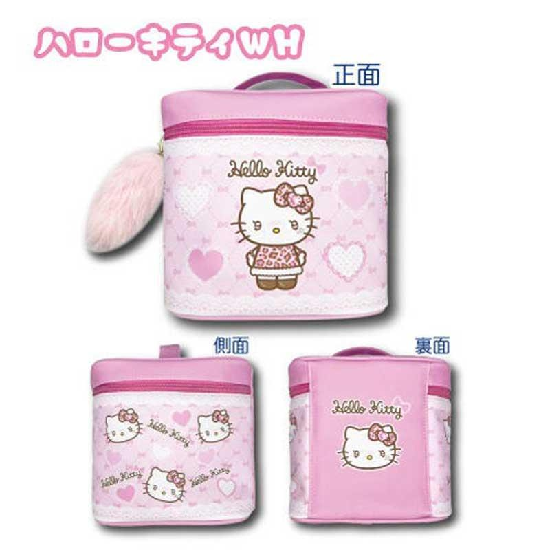 日本直送 Hello Kitty 附鏡子化妝包｜潮流收納袋