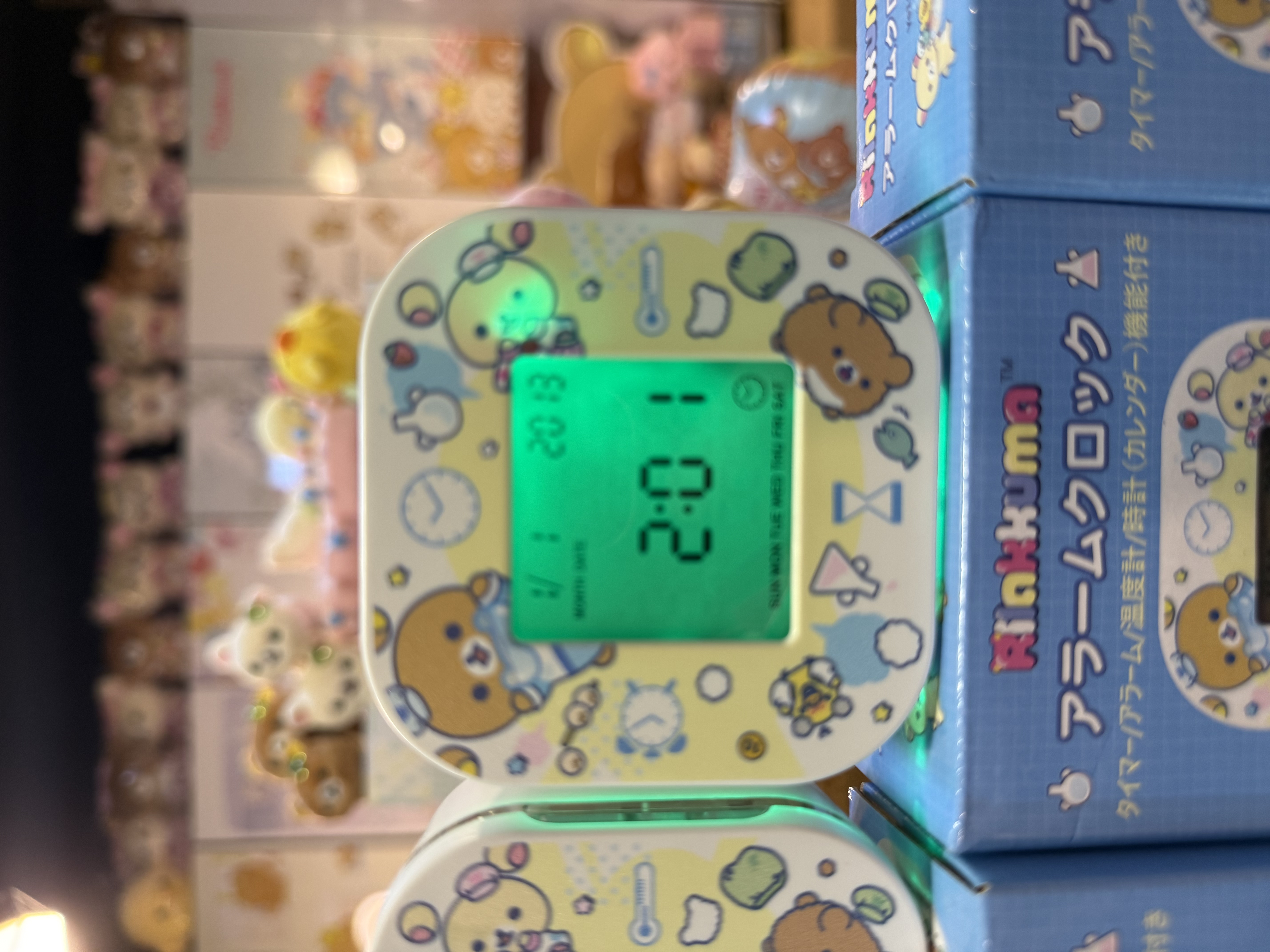 《現貨》全新rilakkuma 實驗室系列鬧鐘 使用3粒AAA電芯（另外配）