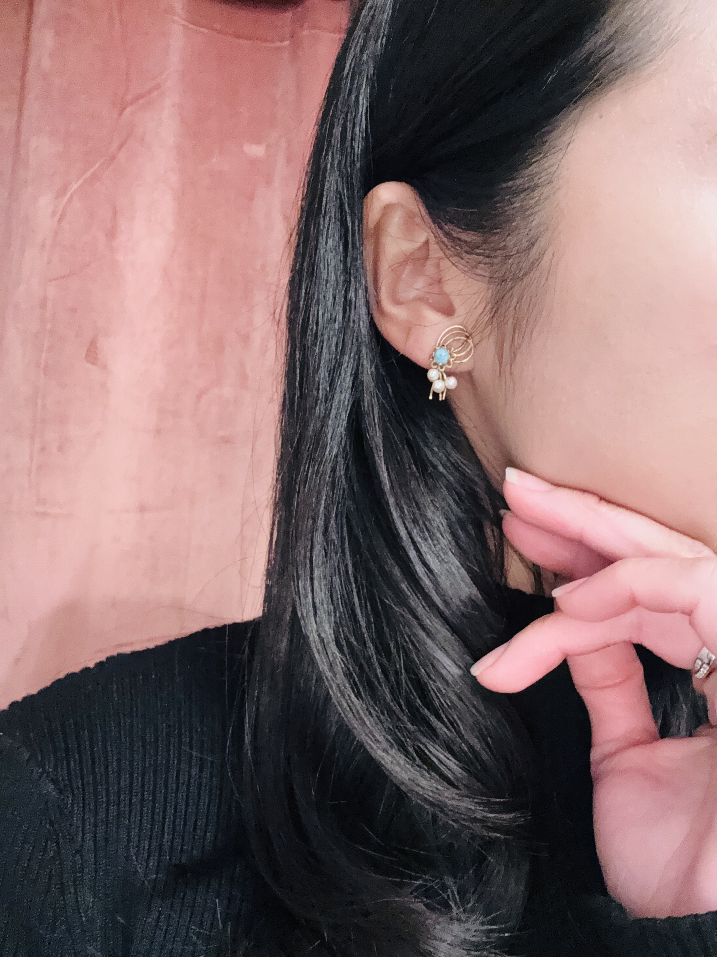 C.a. 1950s 1/20 12k Gold Filled Screw-back Earrings (MT2691-1)