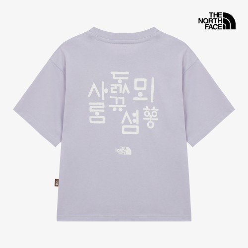 [The North Face] W'S HANGEUL S/S R/TEE (5種)