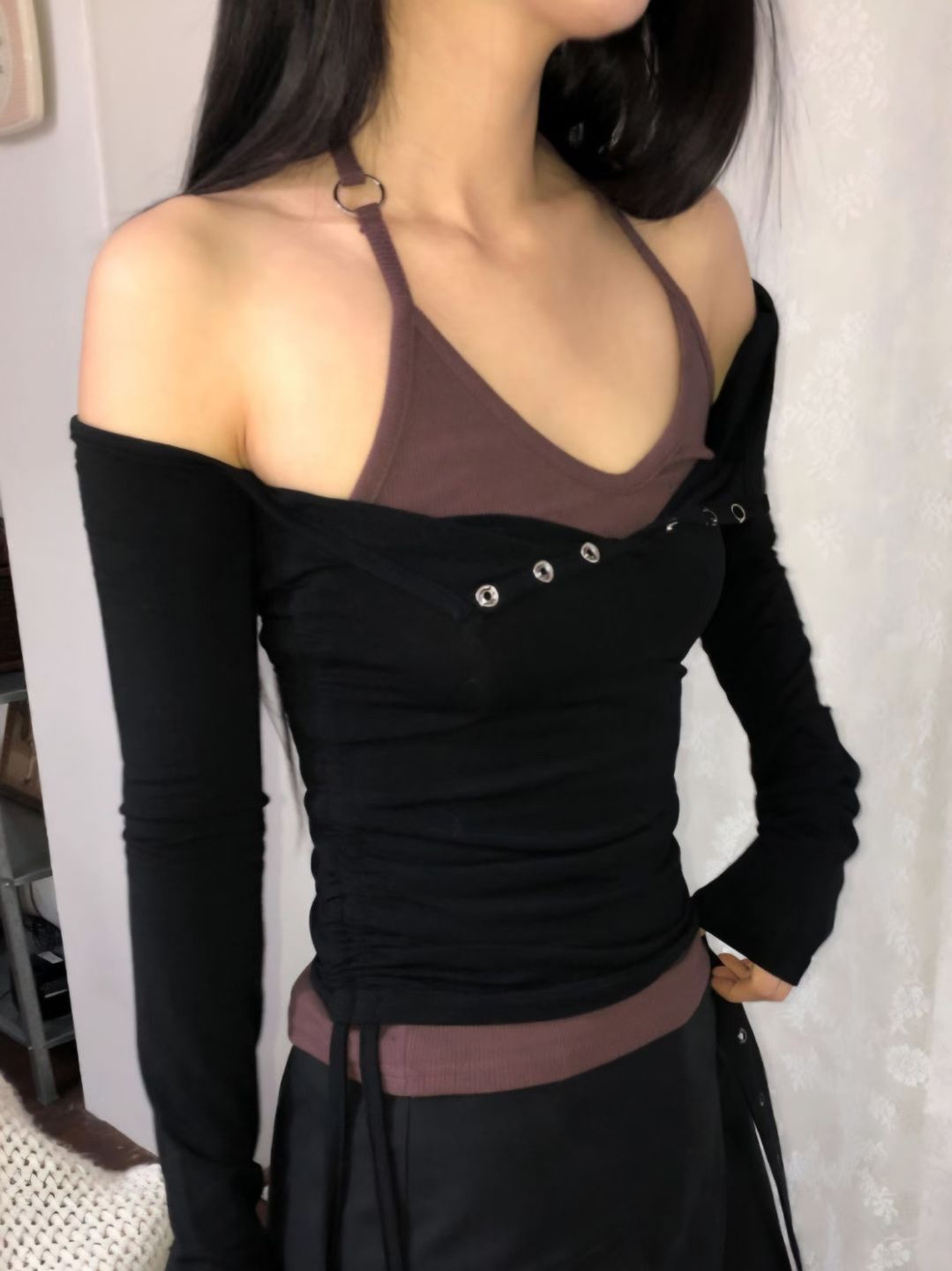 已售罄❌韓國超顯瘦啪啪扭收腰外撘