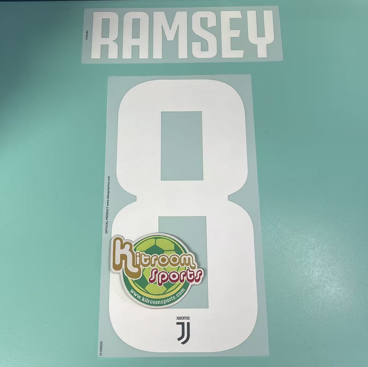 2019-20 Juventus Home / 3rd Nameset #8 RAMSEY