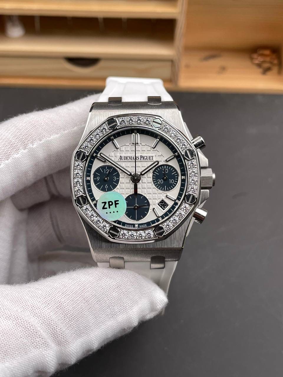 🚀皇家橡树26231 蓝眼白盘/37mm/7750机💯