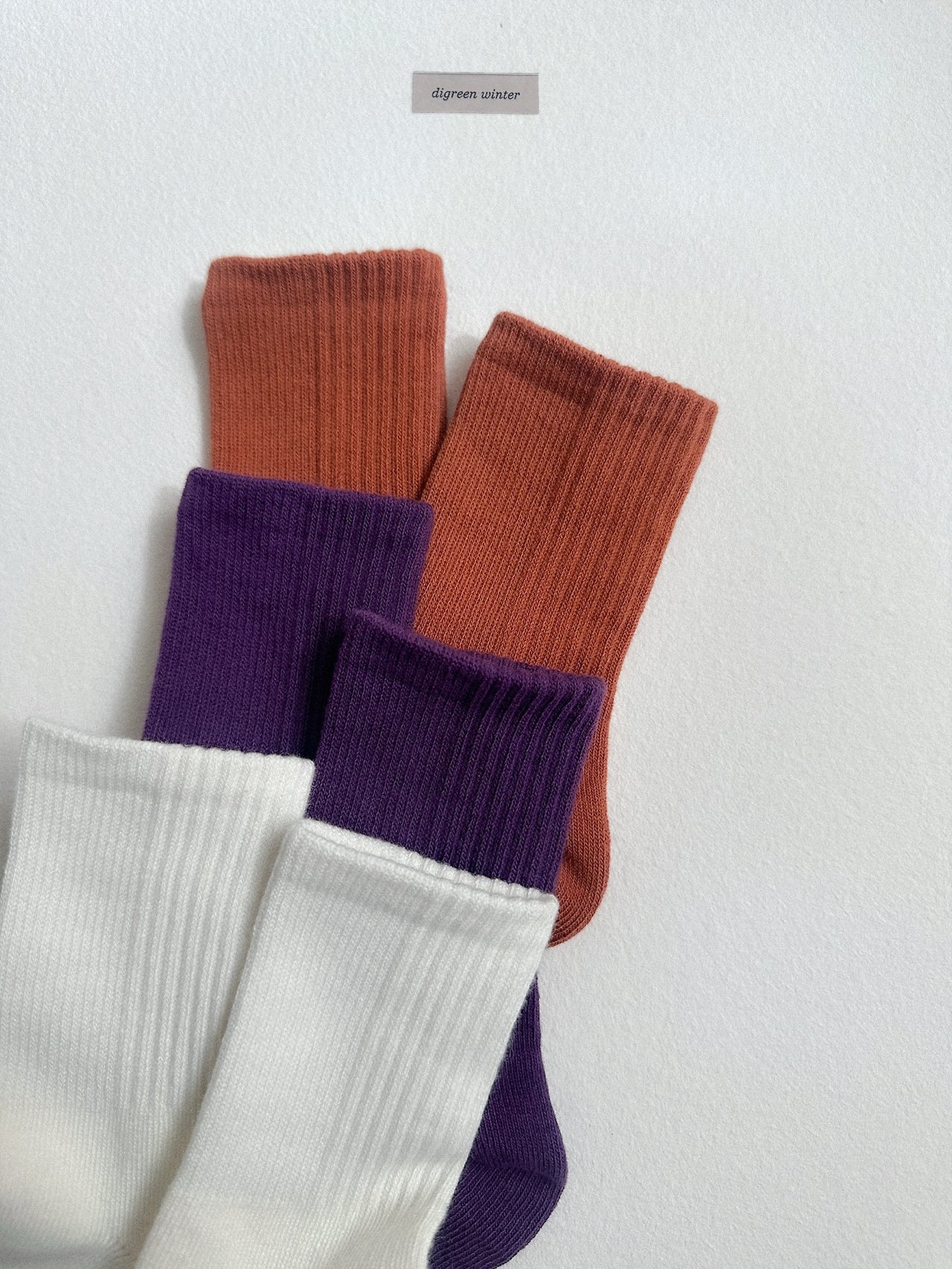 Digreen | Dual Rib Socks set