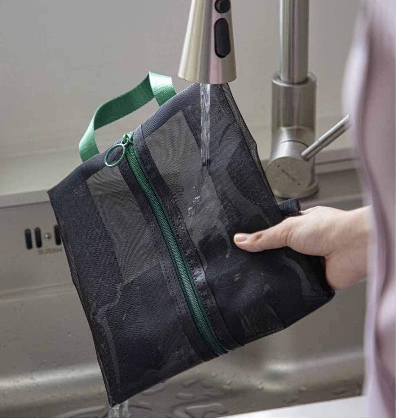 日本霜山便攜式鞋子收納袋