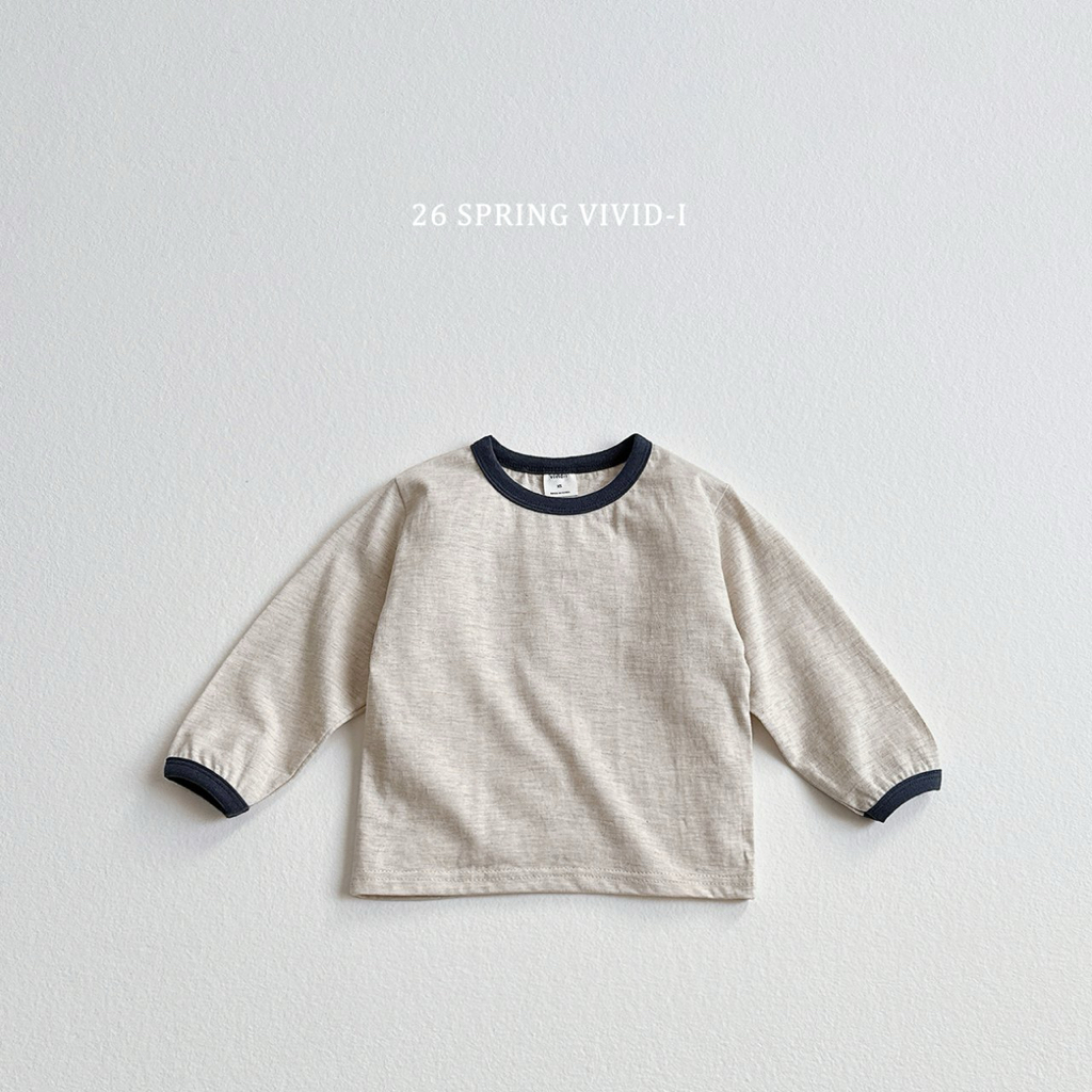 🌸預訂 韓國直送🌸🇰🇷VIVIDI三色撞色領寬鬆長袖上衣