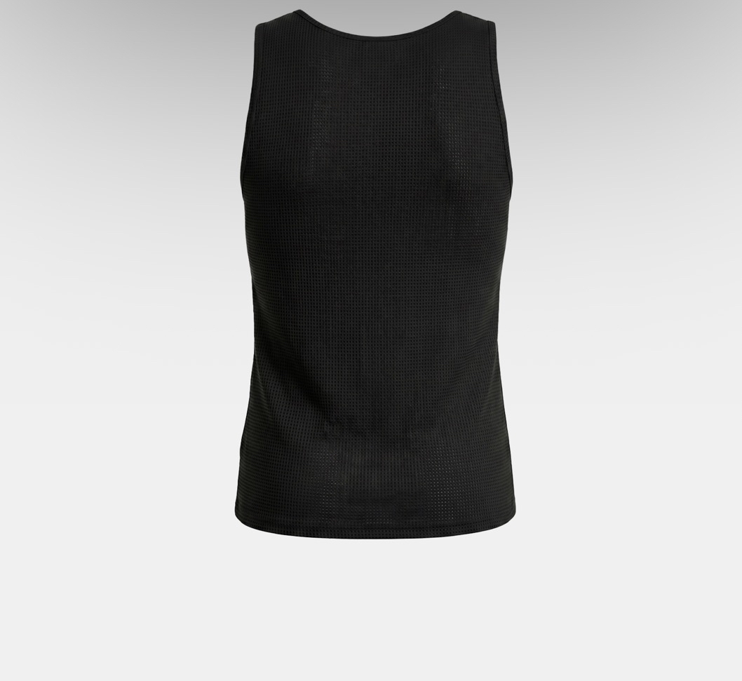 BADBLOOD新款[w-tnk26-045] Lion Crest Print Waffle Tank - Black