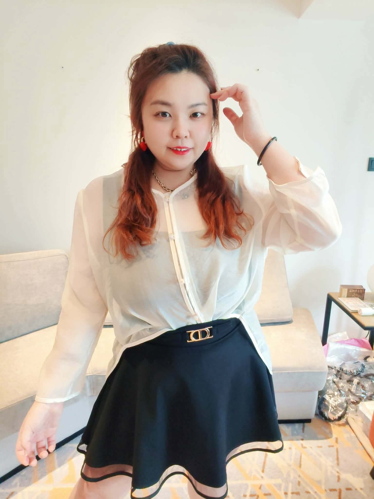 YPC04 26086 新中式欧根纱衬衫