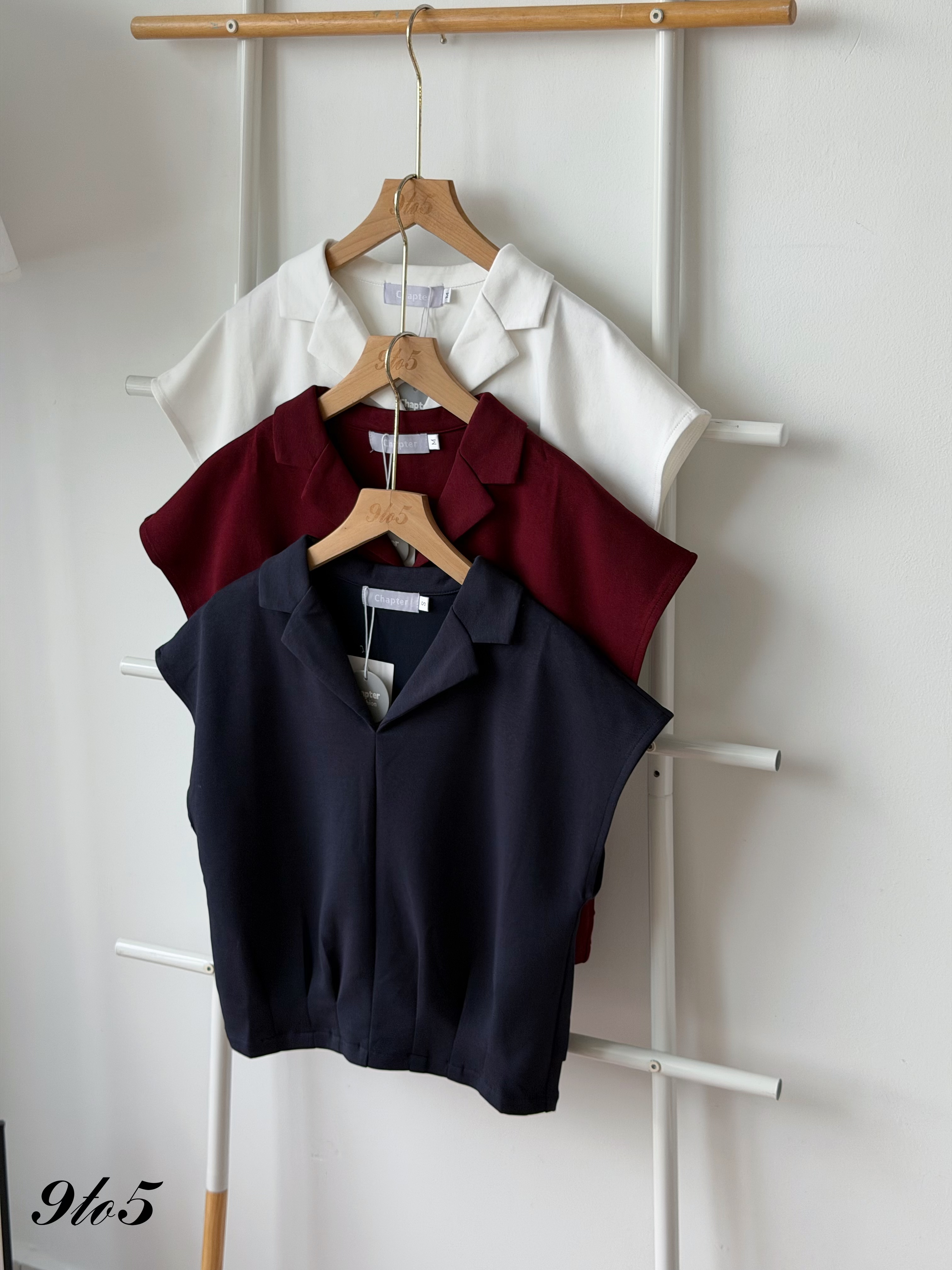 T4542 Cape Sleeve V Neck Shirt - 3 Colors 