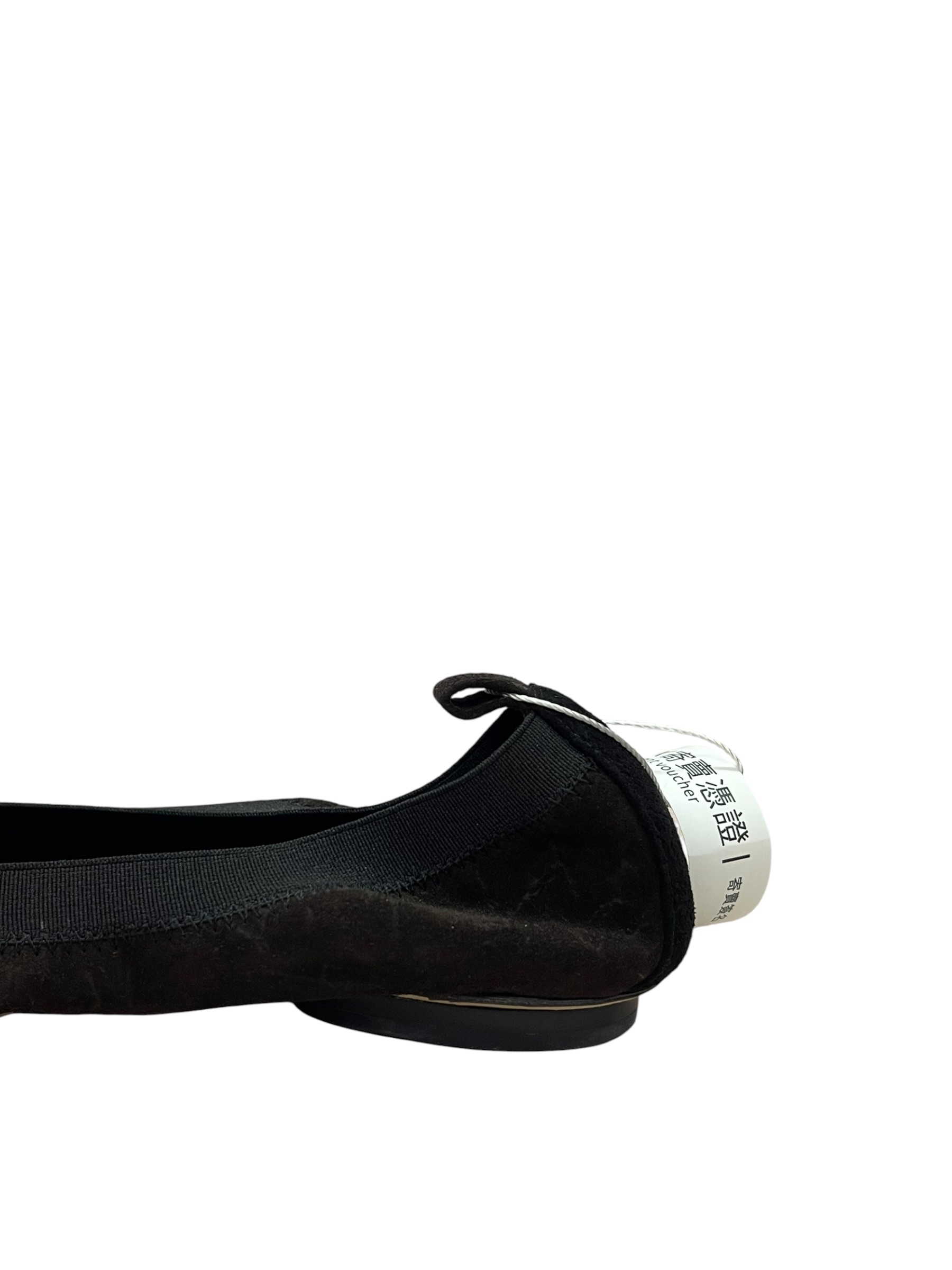 Pre-Owned Chanel Suede Cap Toe Ballerina Flats / Product Code: 080520