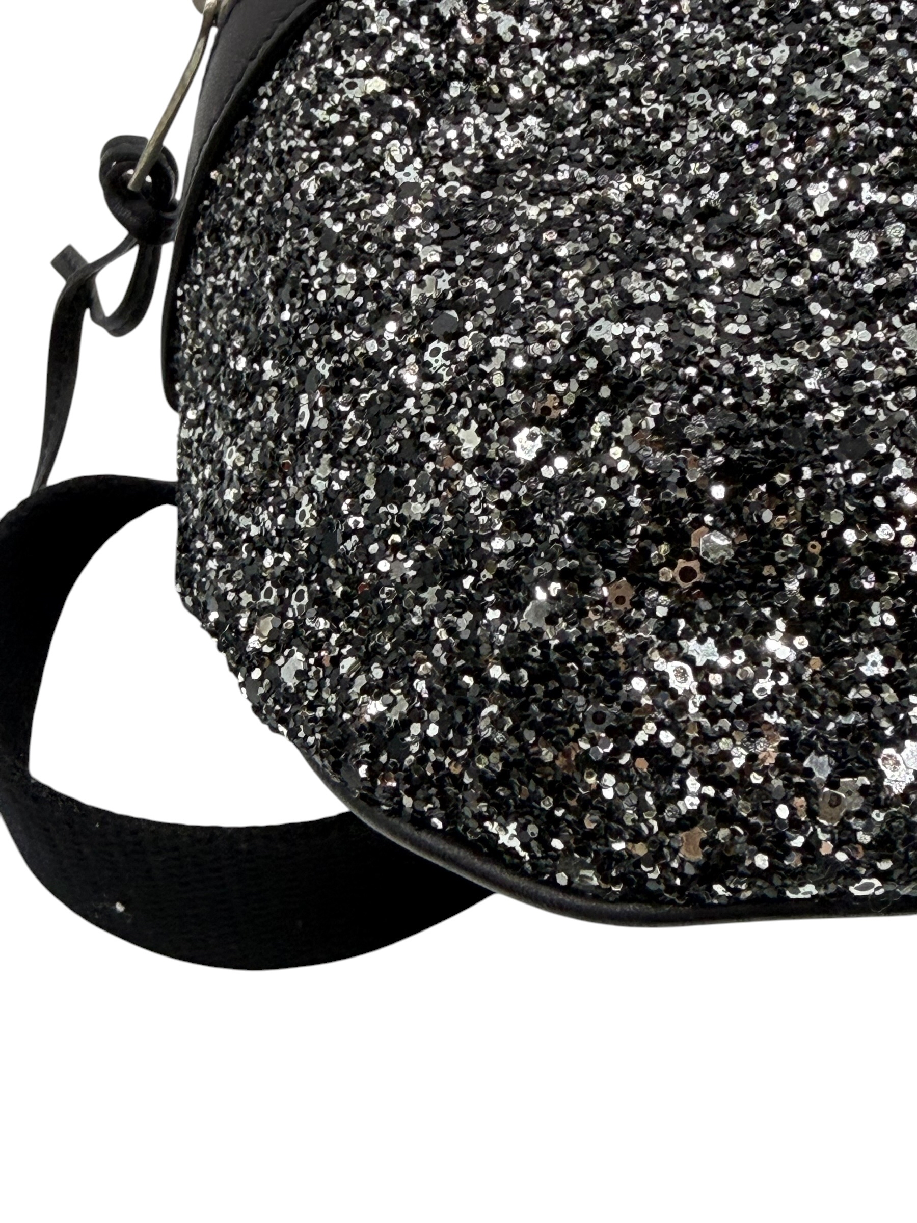 Pre-Owned YSL Metallic Black Glitter Belt Bag / Product Code: 26053013