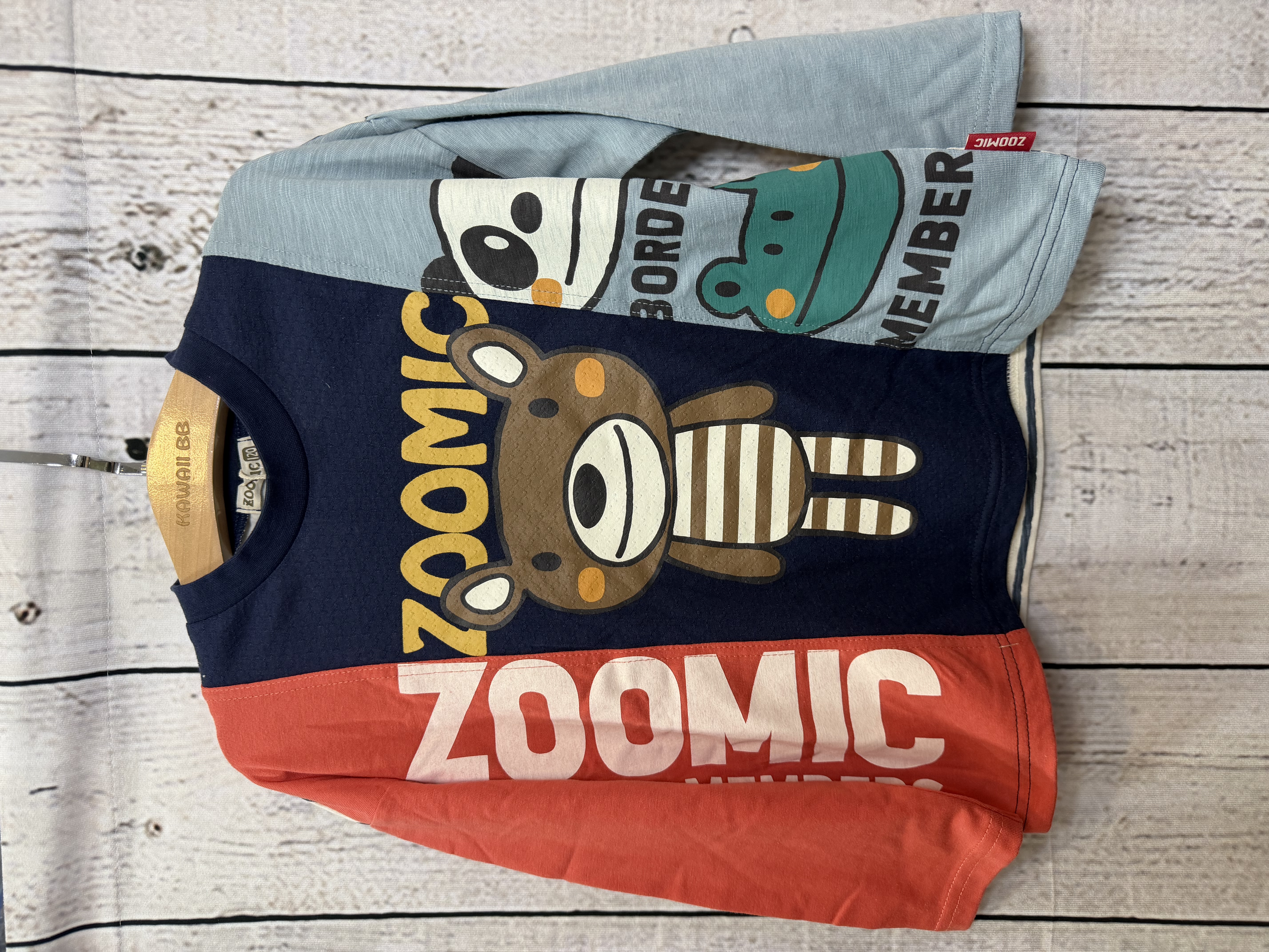 <門市新貨現貨🆕>Zoomic併色長袖衫春裝2026(261172)