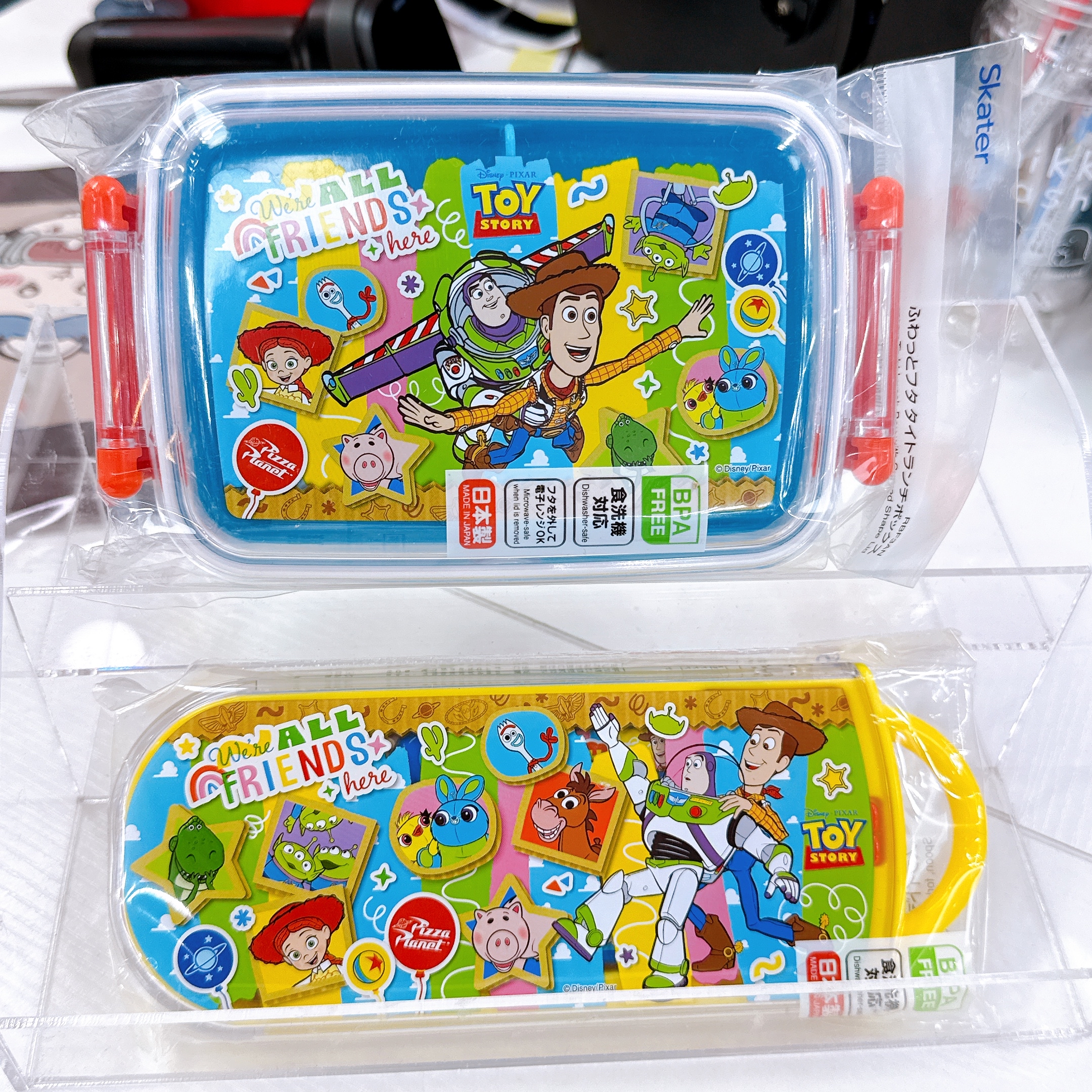 日本直送日本製造Toy Story餐盒餐具 BPA free
