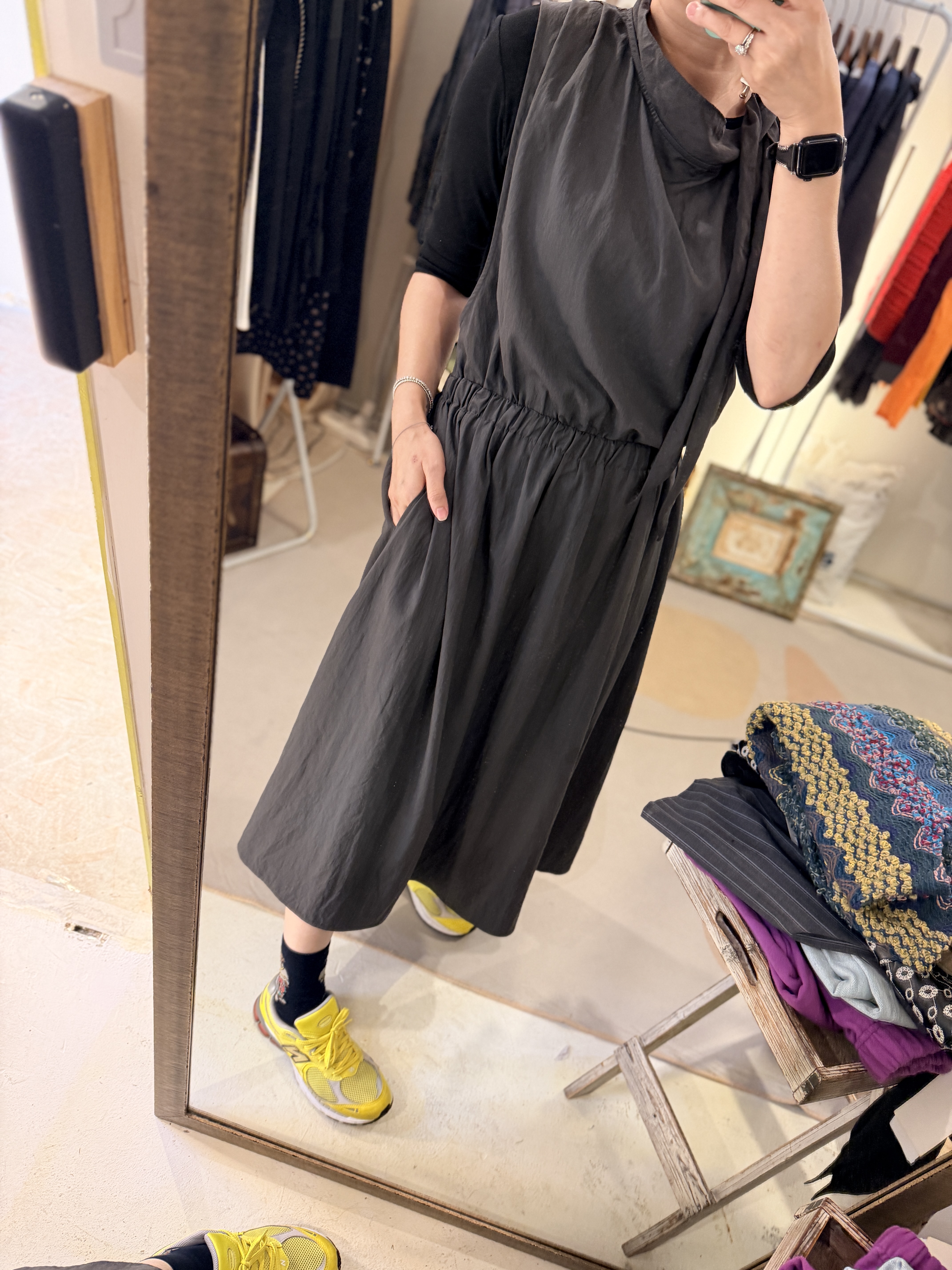 Long vest dress