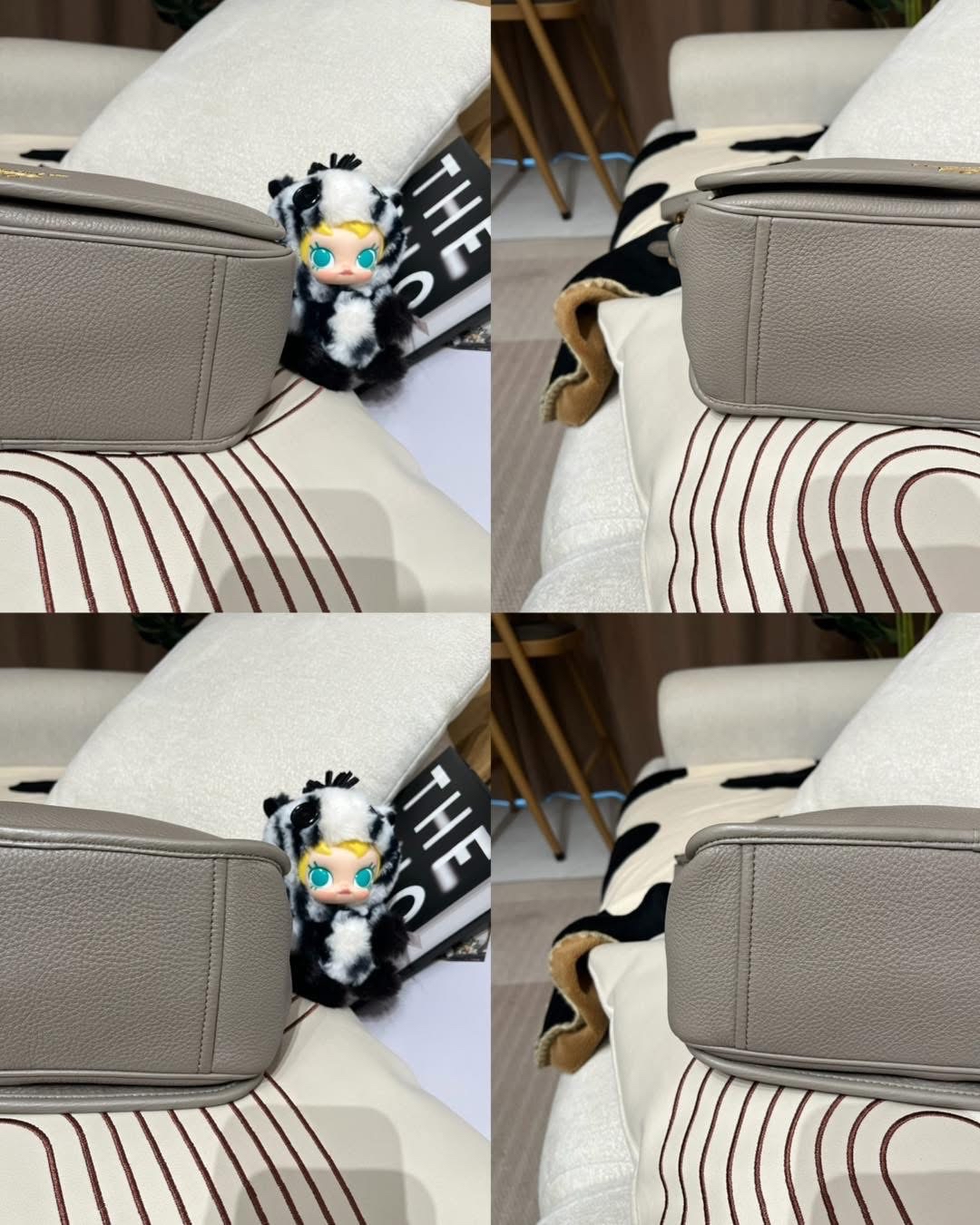 PRADA SHOULDER BAG calfskin100%Authentic,98%new ✅dust bag