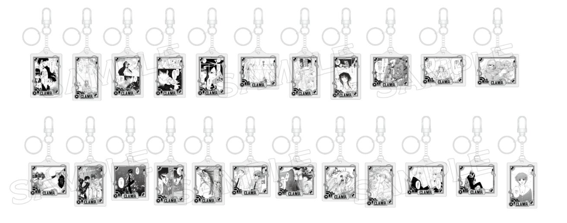 《Pre-Order》名場景Keyring｜Clamp展 –SELECTION- in Korea (26C50-P）