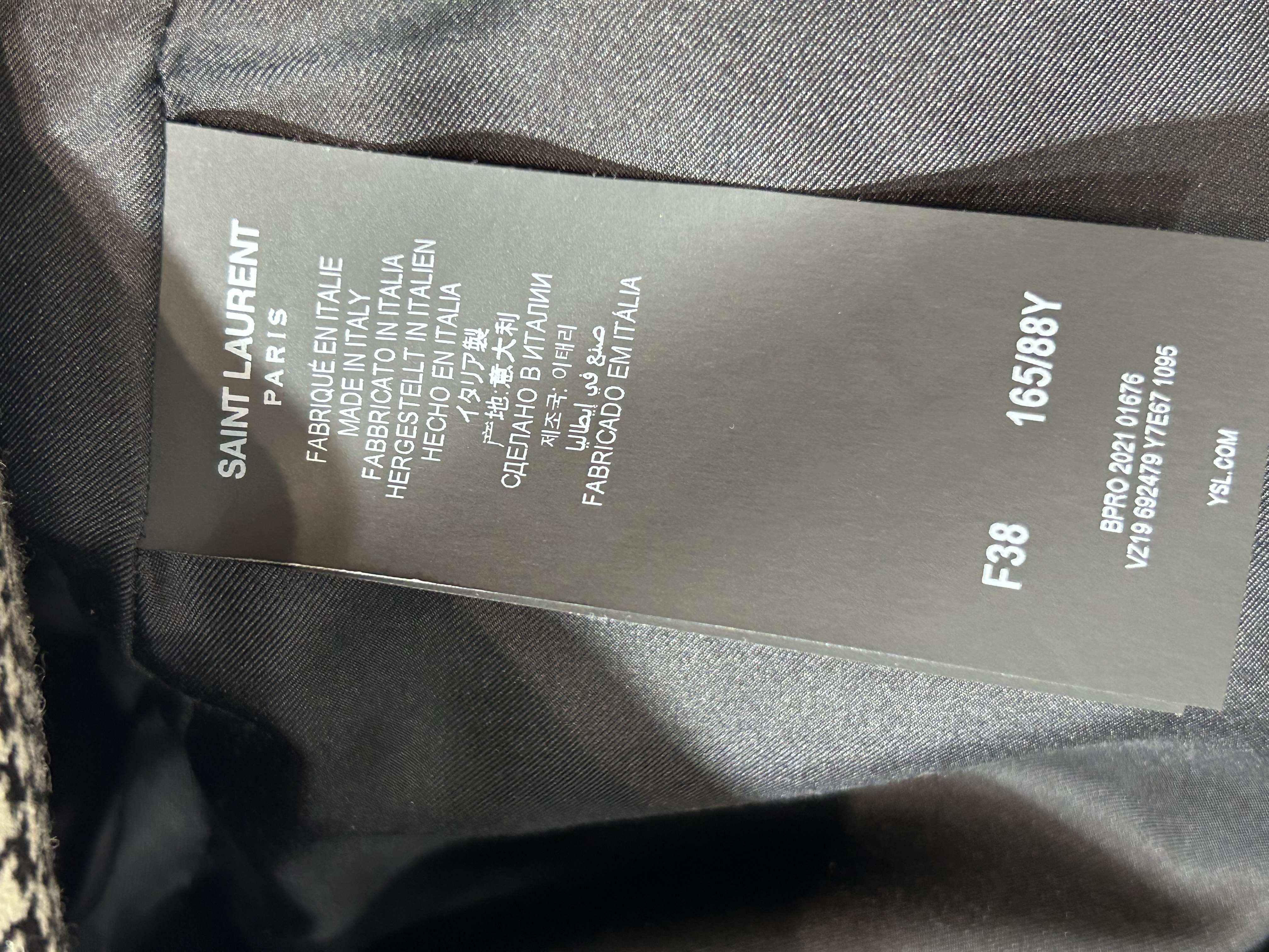 YSL 短身西裝褸 100%Authentic, 98%new 