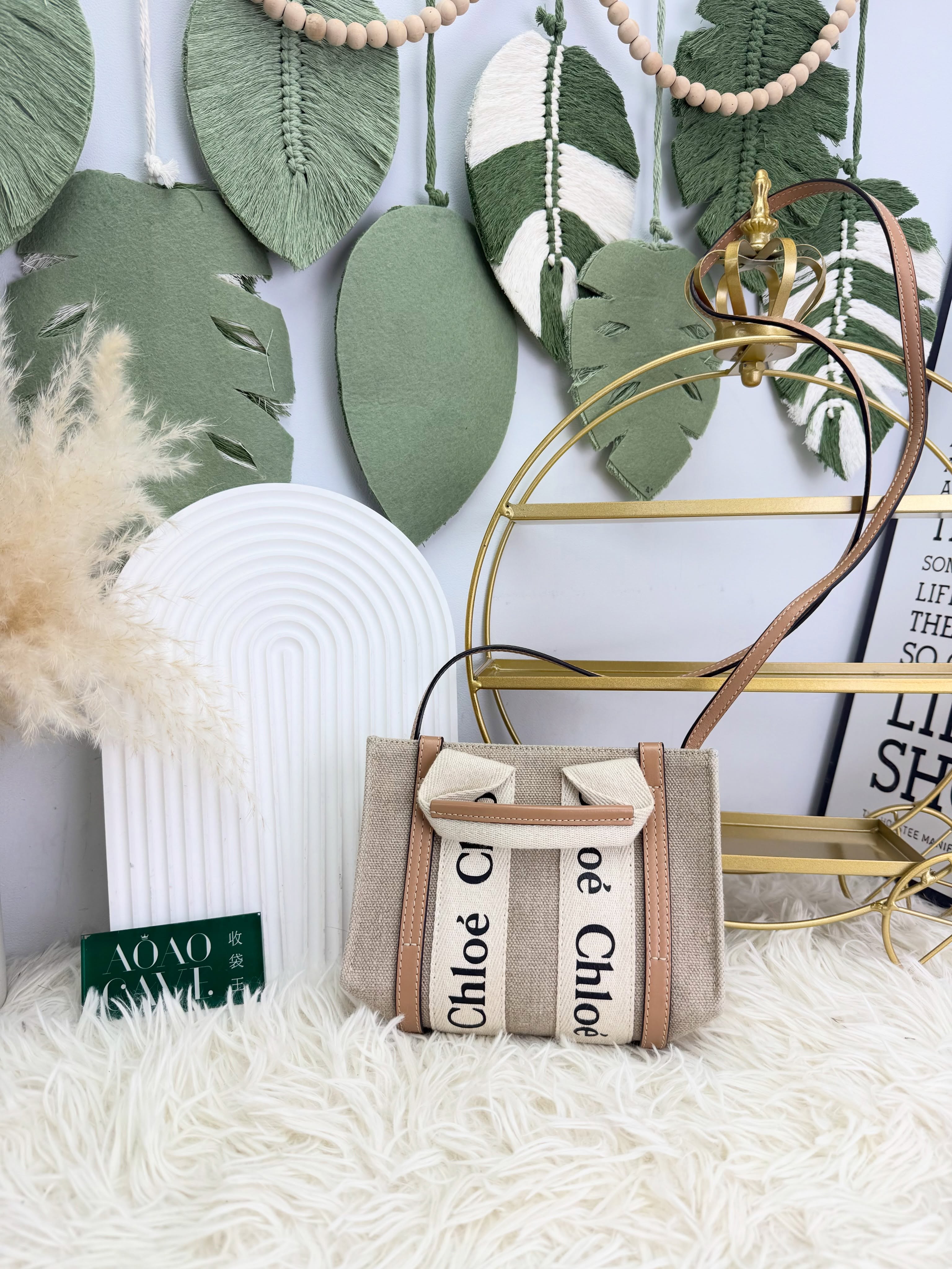 Chloe 👜 PRE OWNED 🛍️ mini wood 奶茶色🤎