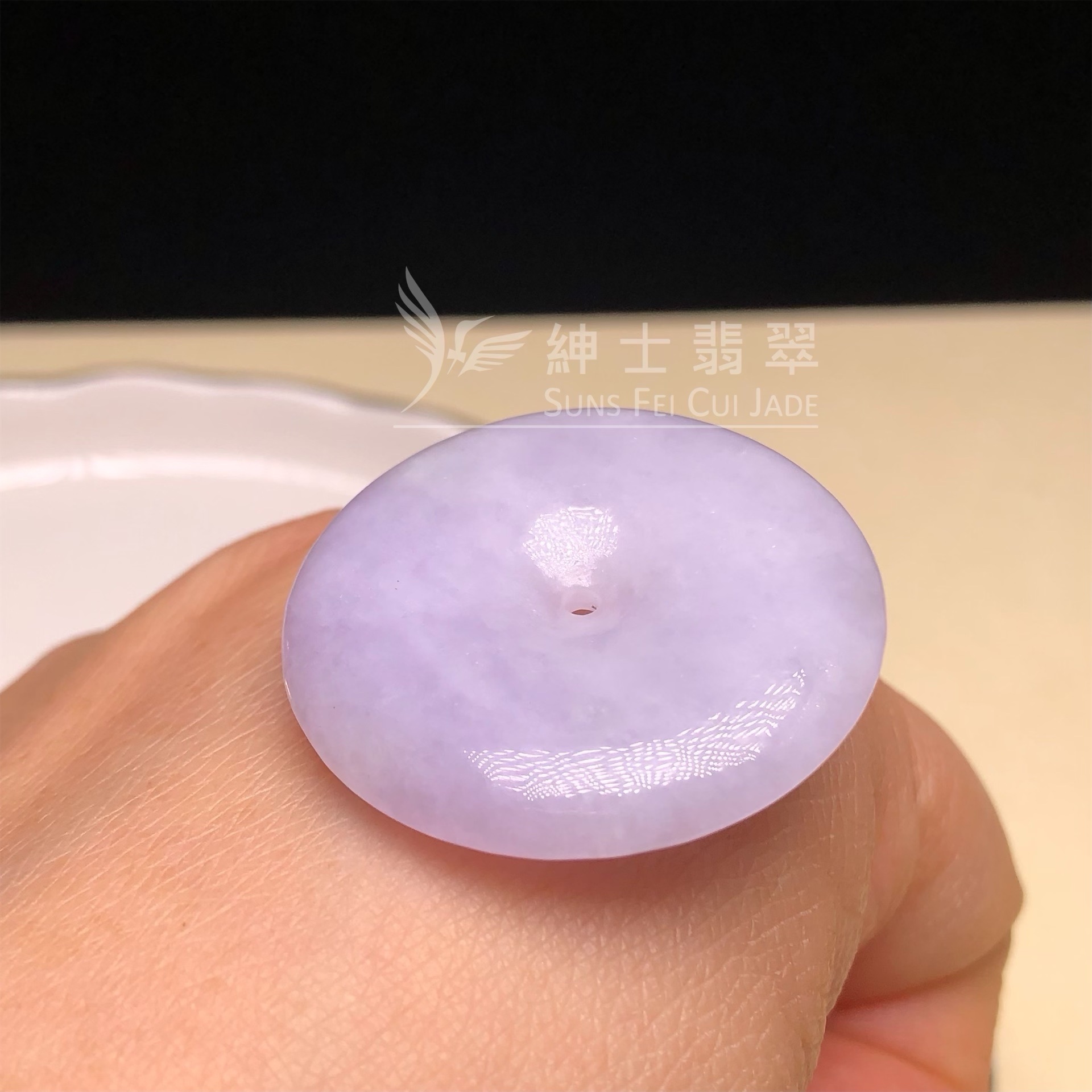 紫羅蘭平安扣 B07180